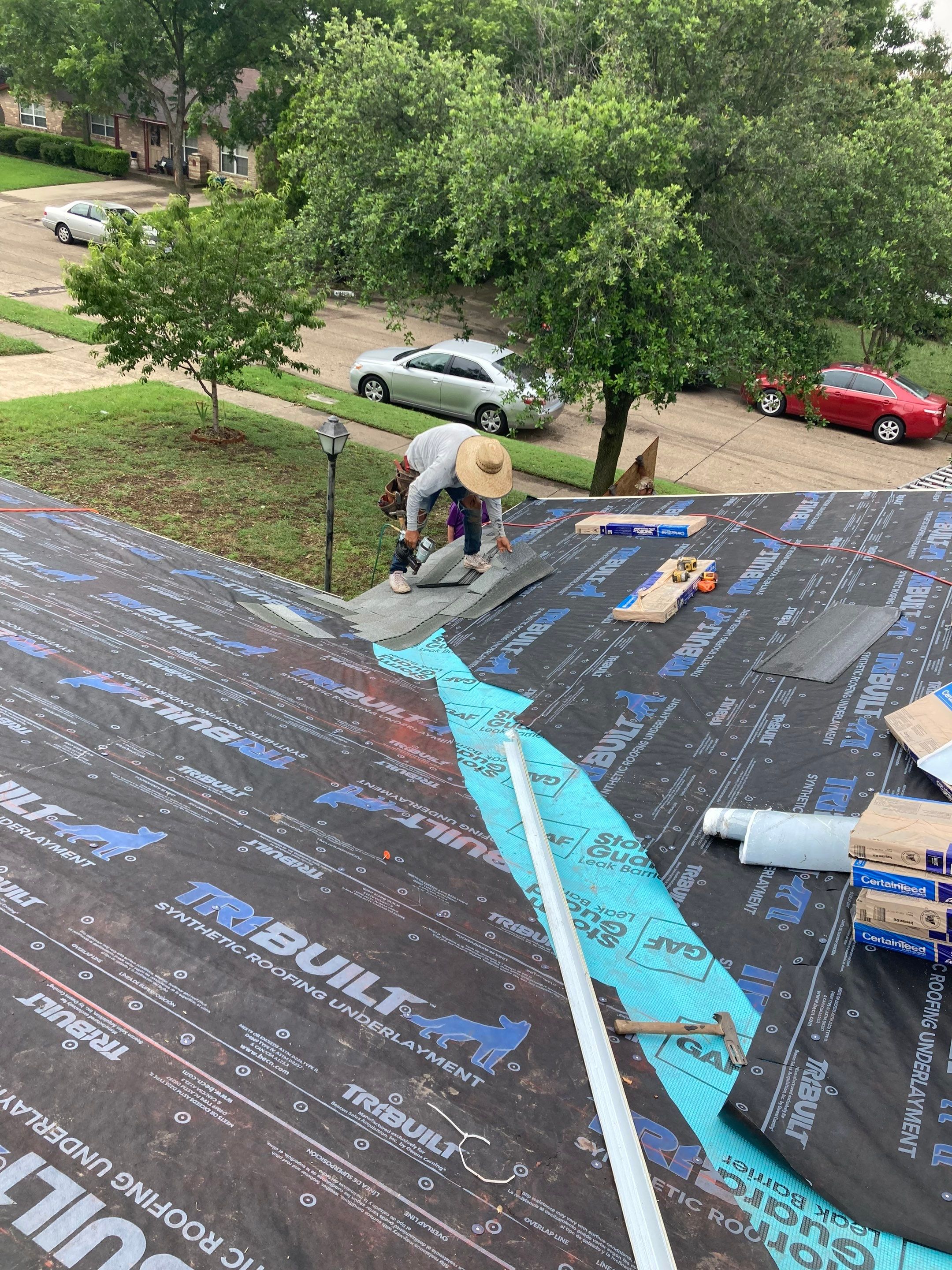 Project in Garland by Rhino Roofing and General Contracting, LLC