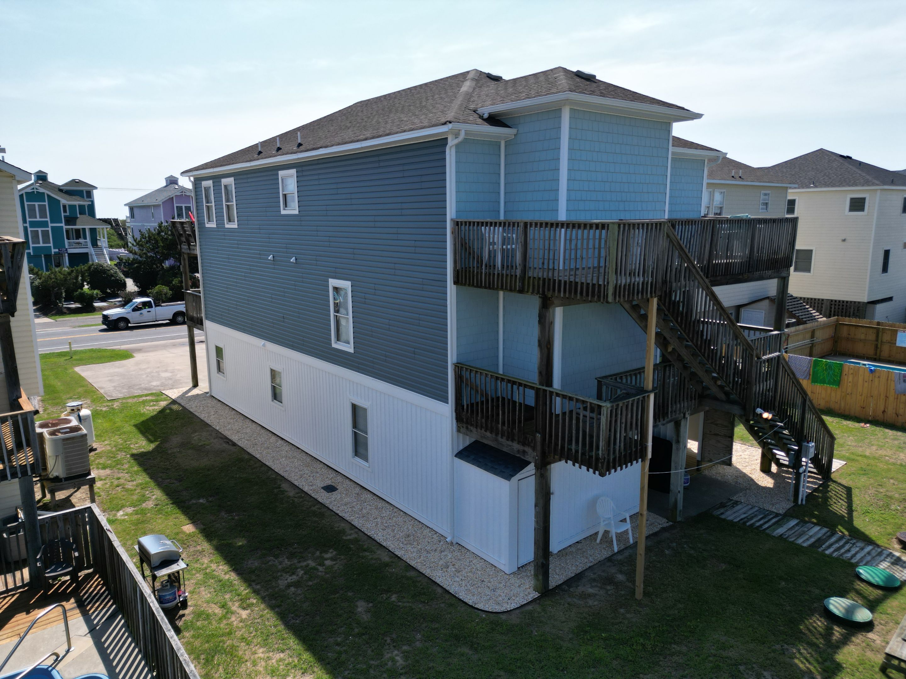 From Bland to Blue by Gallop Roofing & Remodeling, Inc.