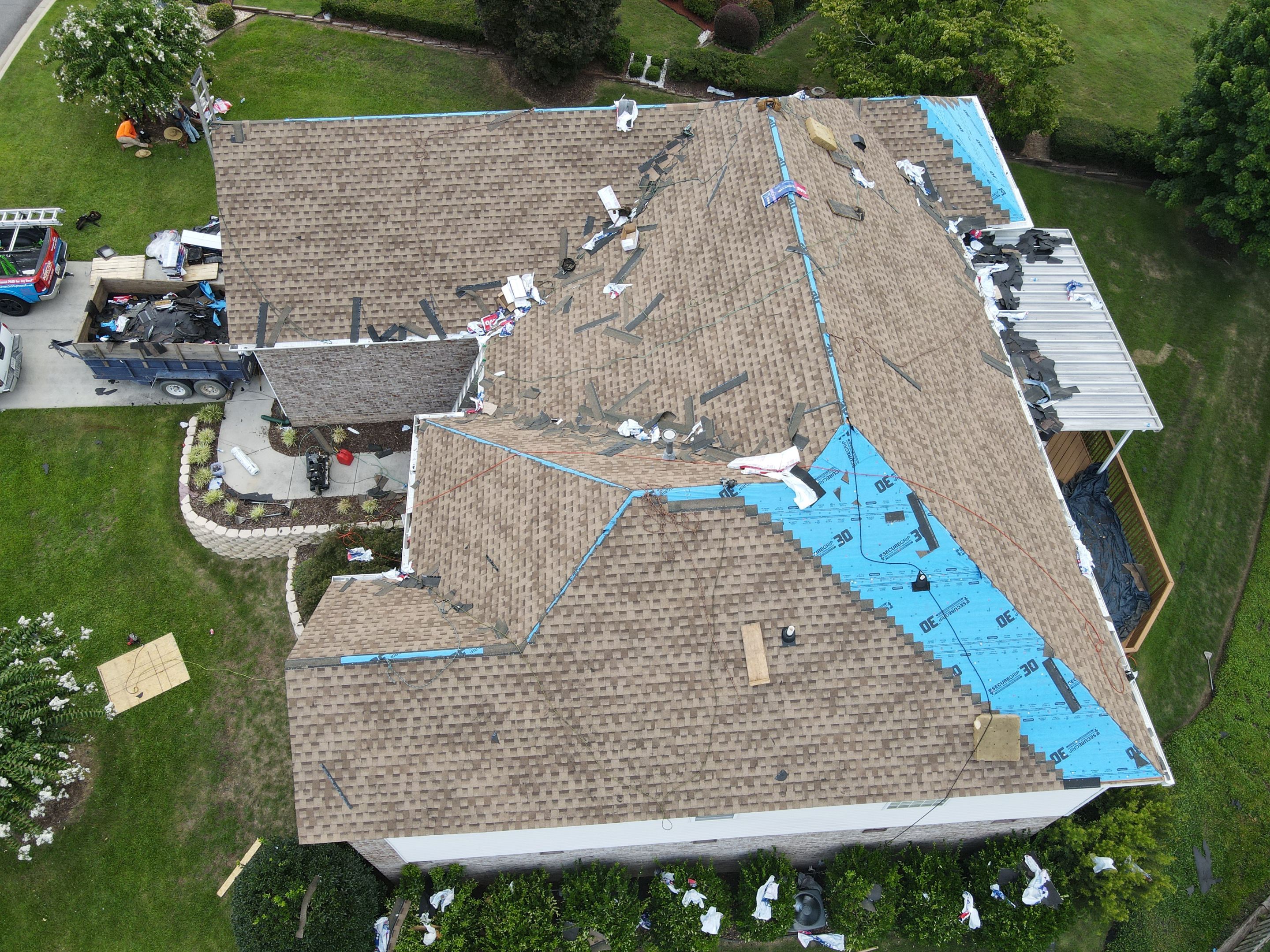 Residential Roofing Installation using Owens Corning by Inspector Roofing and Restoration