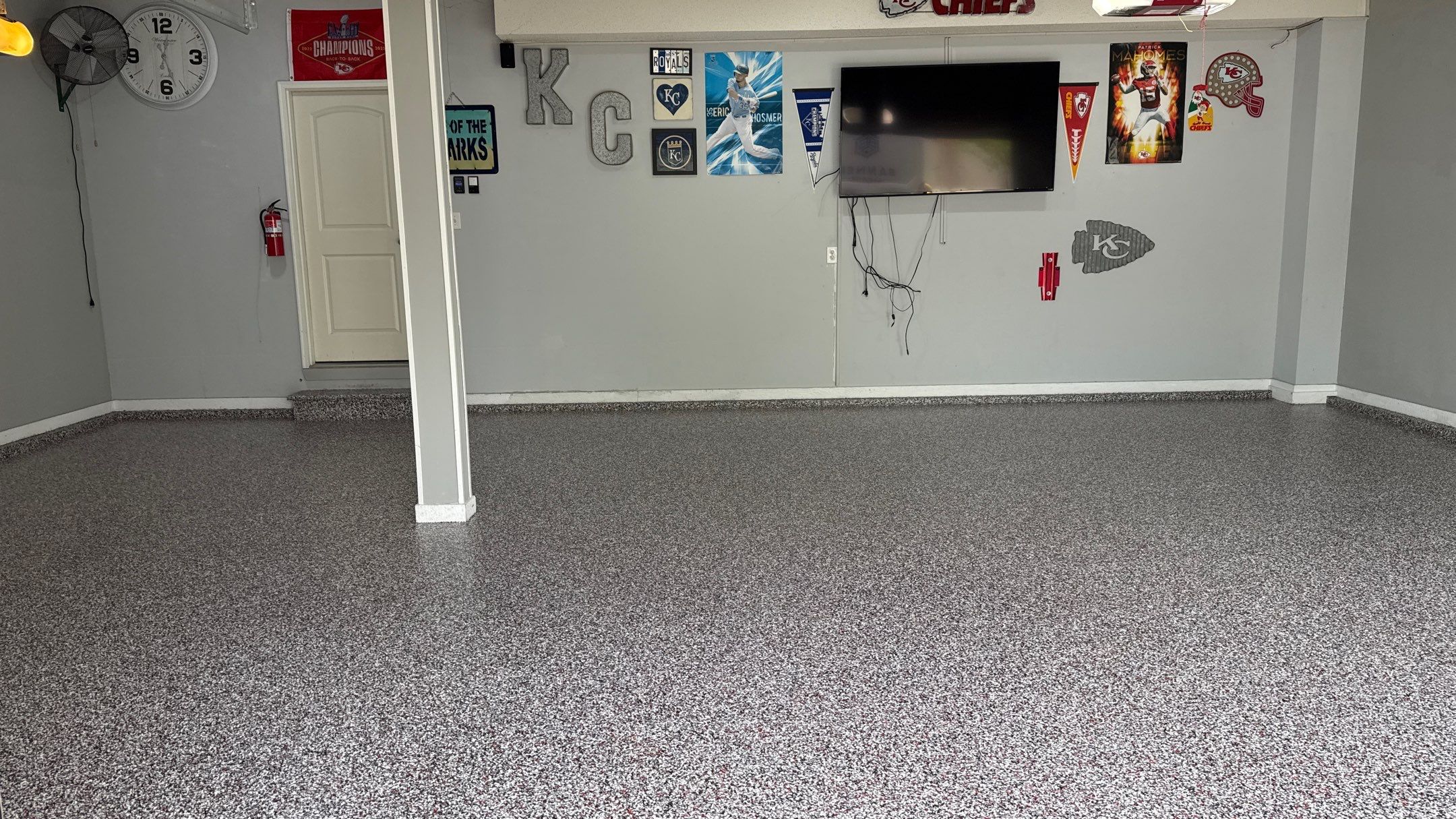 Tony & Denise Added A Little Flash To Their Garage  by Banner Garage