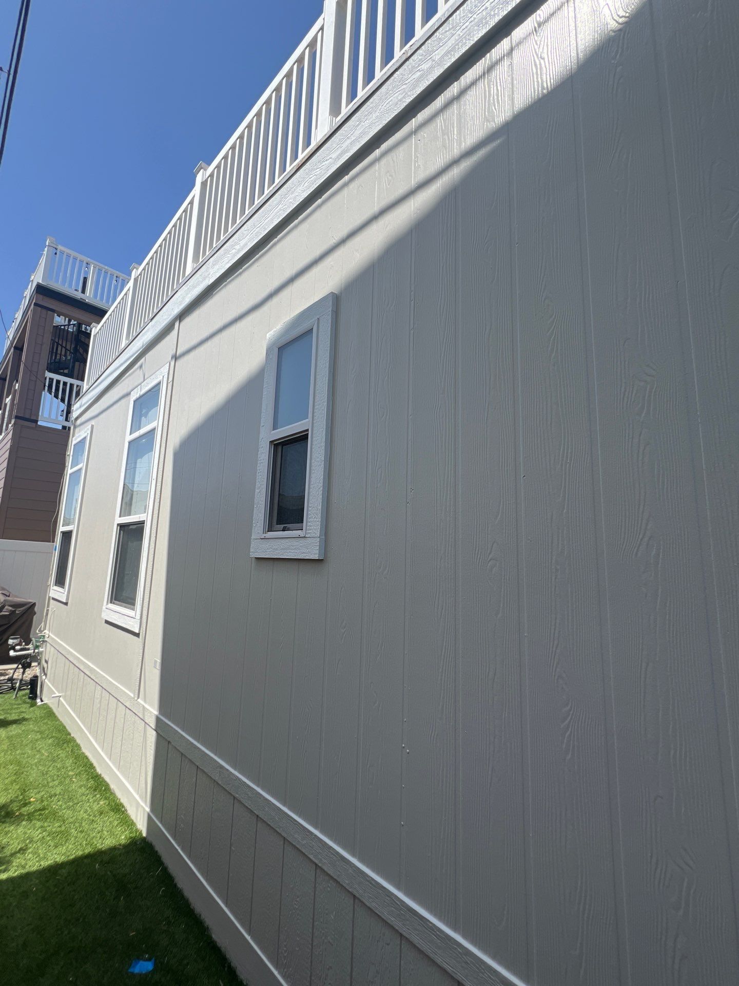 Complete Exterior Painting of a PCH Mobile Home by Beach City Painting