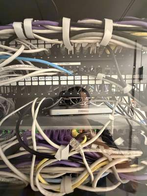 Structured cabling installation by CimaSolutions