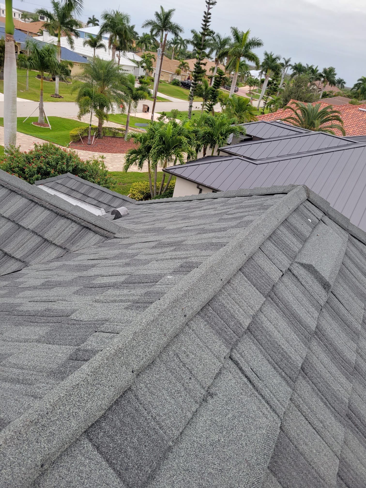 SW Cape Coral Stone Coated Steel Roof Installation by Four Peaks Roofing