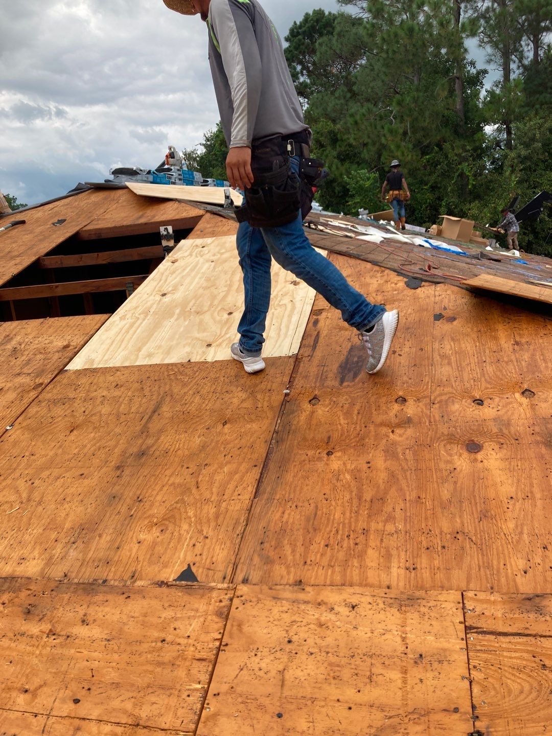 Commercial Roofing Installation using Roof Replacement by American Roofing & Construction LLC