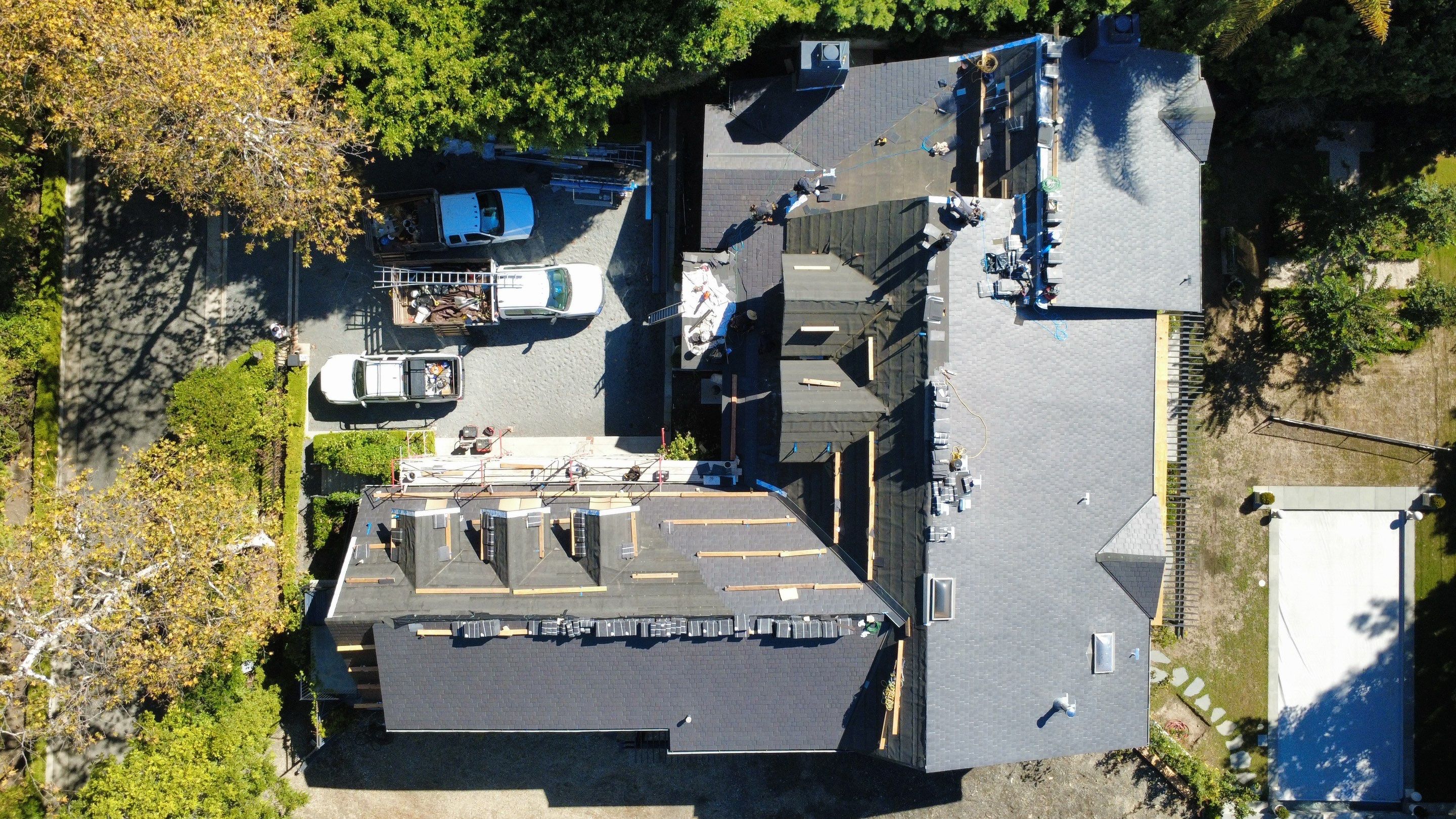 Synthetic Slate Tile Project in Brentwood by Hull Brothers Roofing