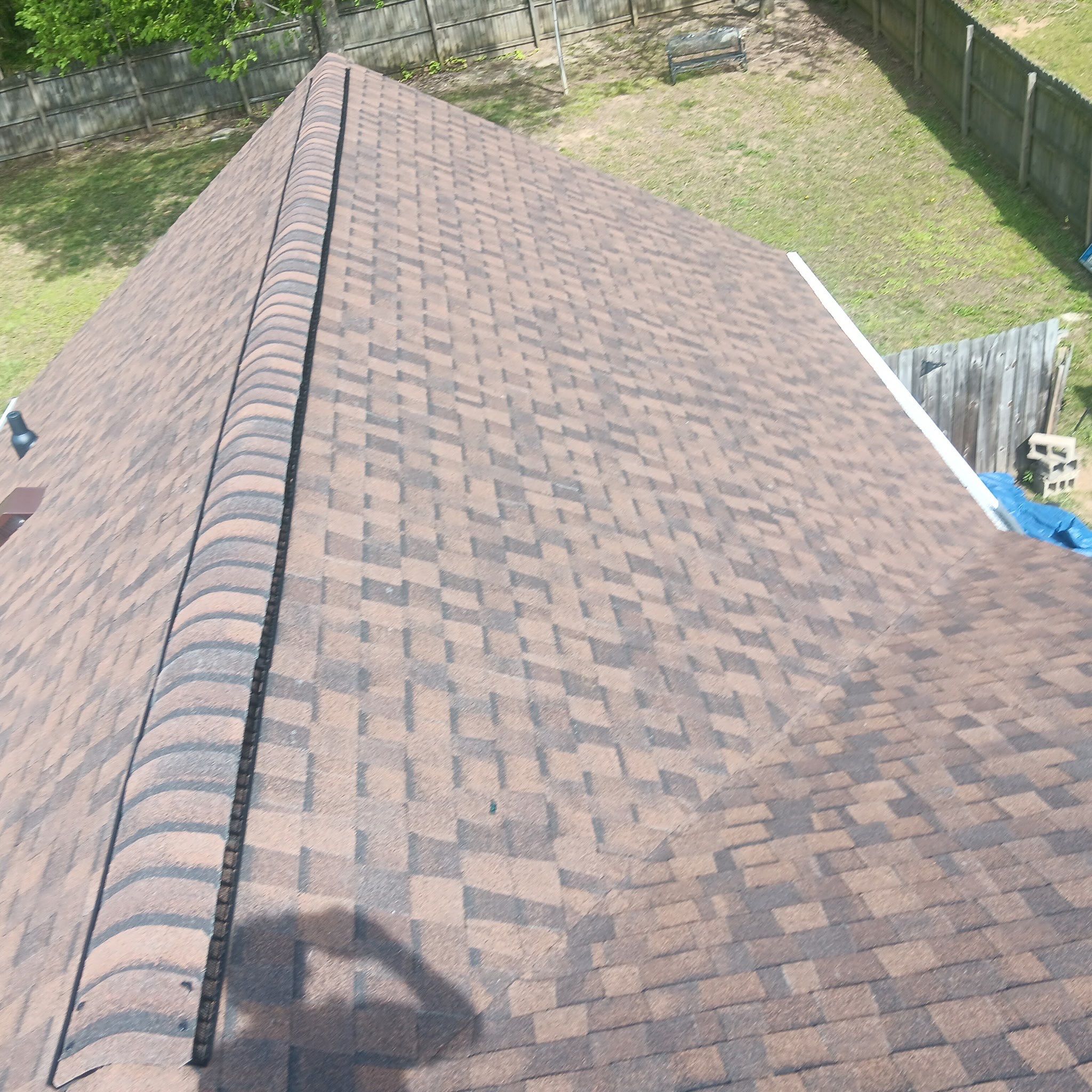 Burlington Residential Roof Replacement with Brown Architectural Shingles by The Remodeling Company
