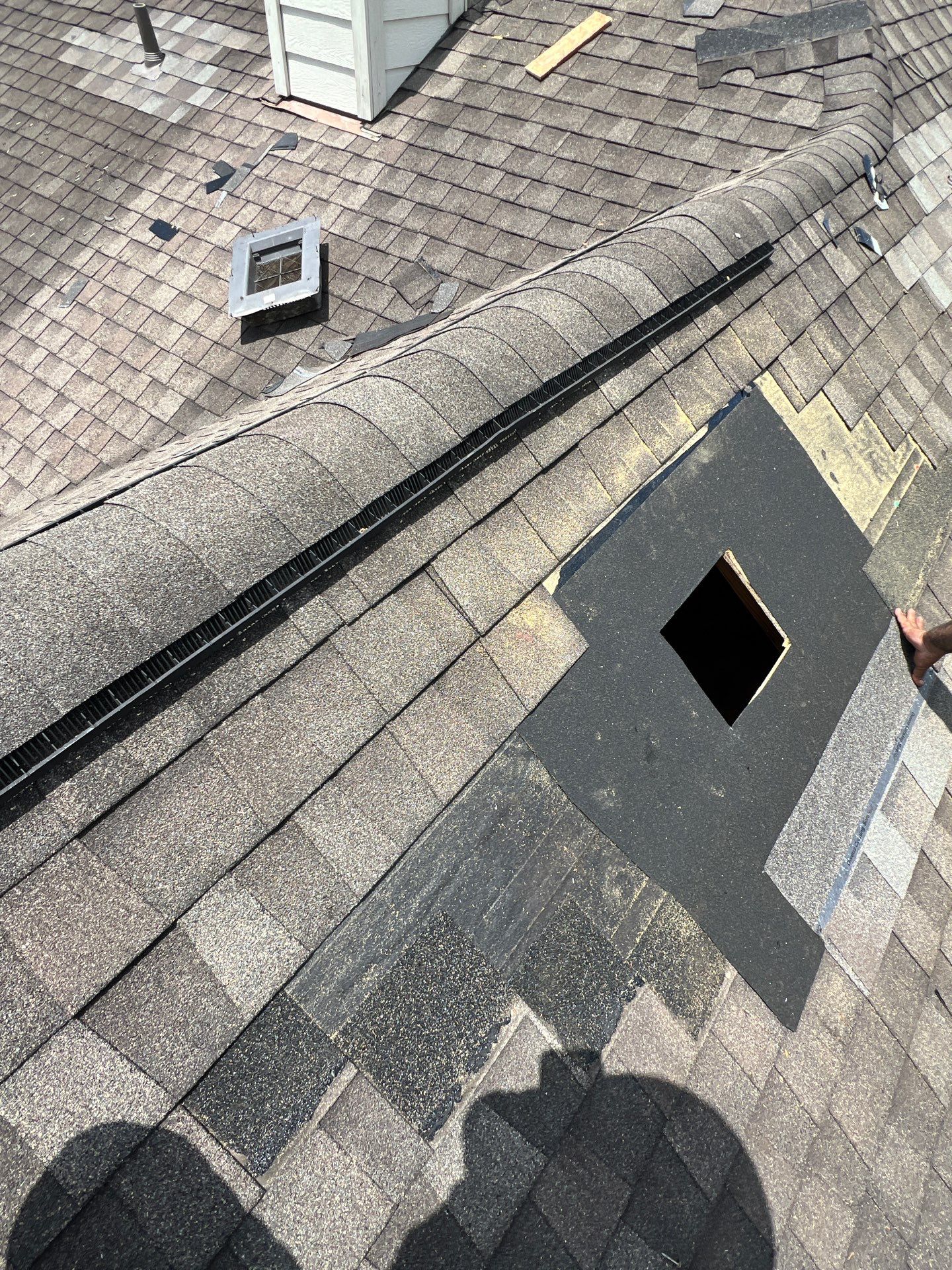 Hail Damage using Owen's Corning Duration (Lifetime) Shingles by Roof Repair Company