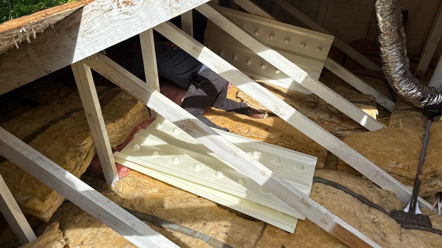 Roof Replacement using Owens Corning Desert Rose by 180 Contractors