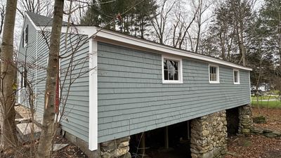 Exterior Installation using Cedar Clapboard