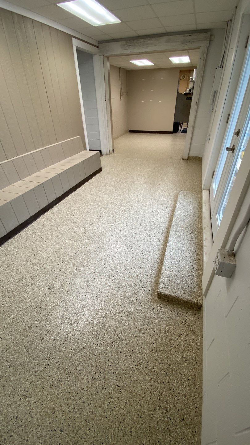Commercial Space using Driftwood by Your1DayFloor.com