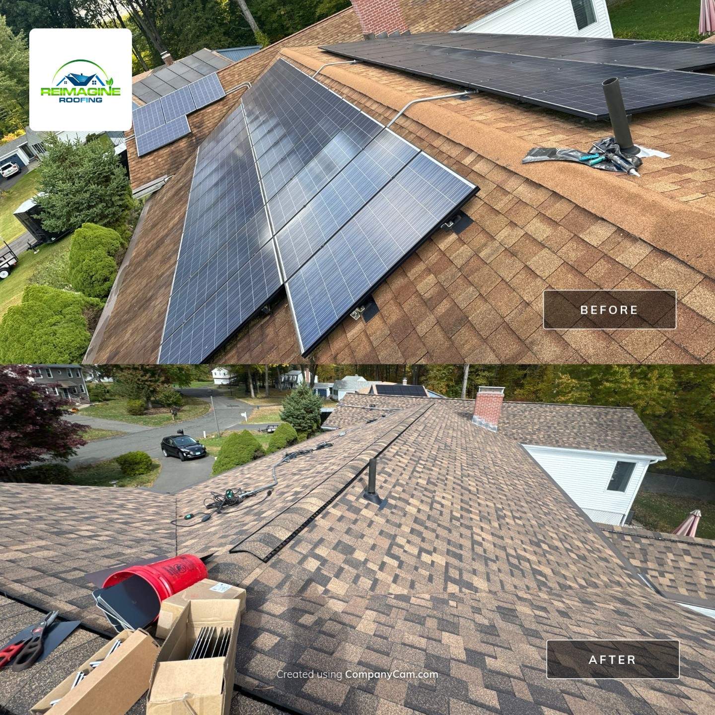 Brownwood  Shingles by Reimagine Roofing