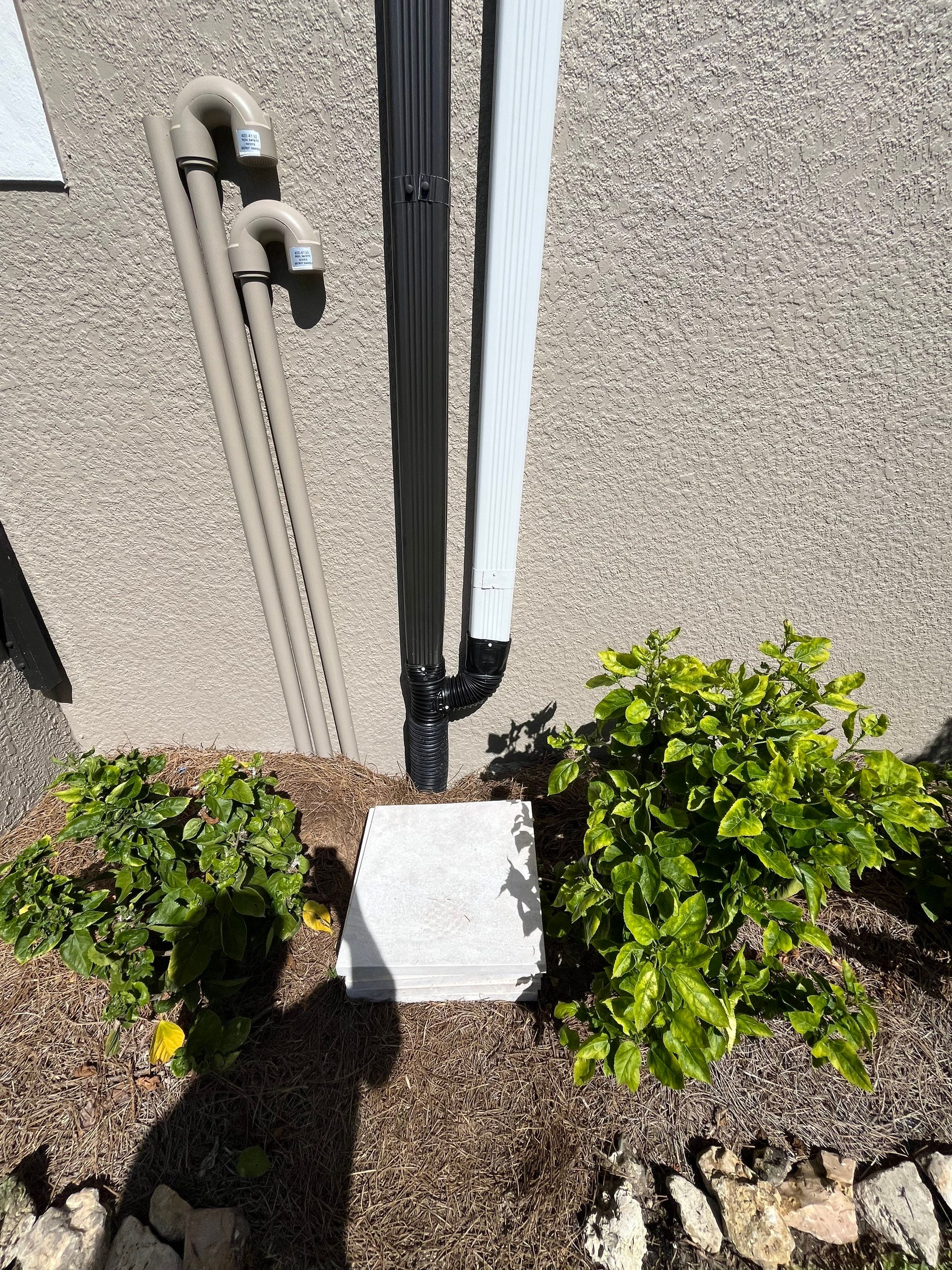 Bronze Downspouts & 7-Inch K-style Seamless Gutter Installation in Fort Myers FL by Gutter Professors
