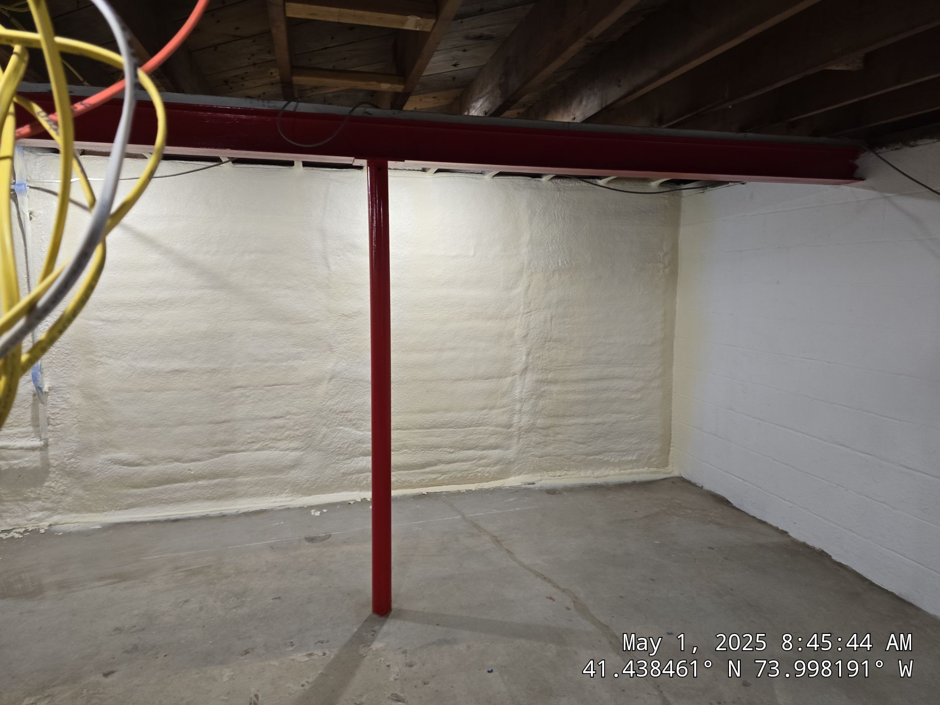Attic Insulation using open cell spray foam by NYS Foam & Energy
