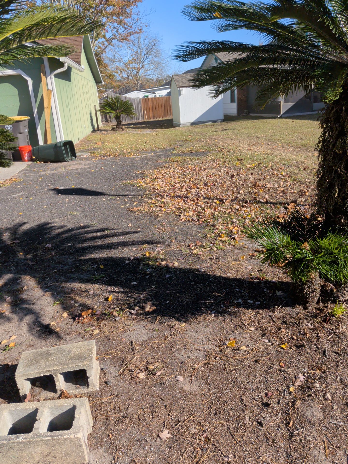 Residential Leaf Removal Service — Westside Jacksonville by Harmoni Home Services