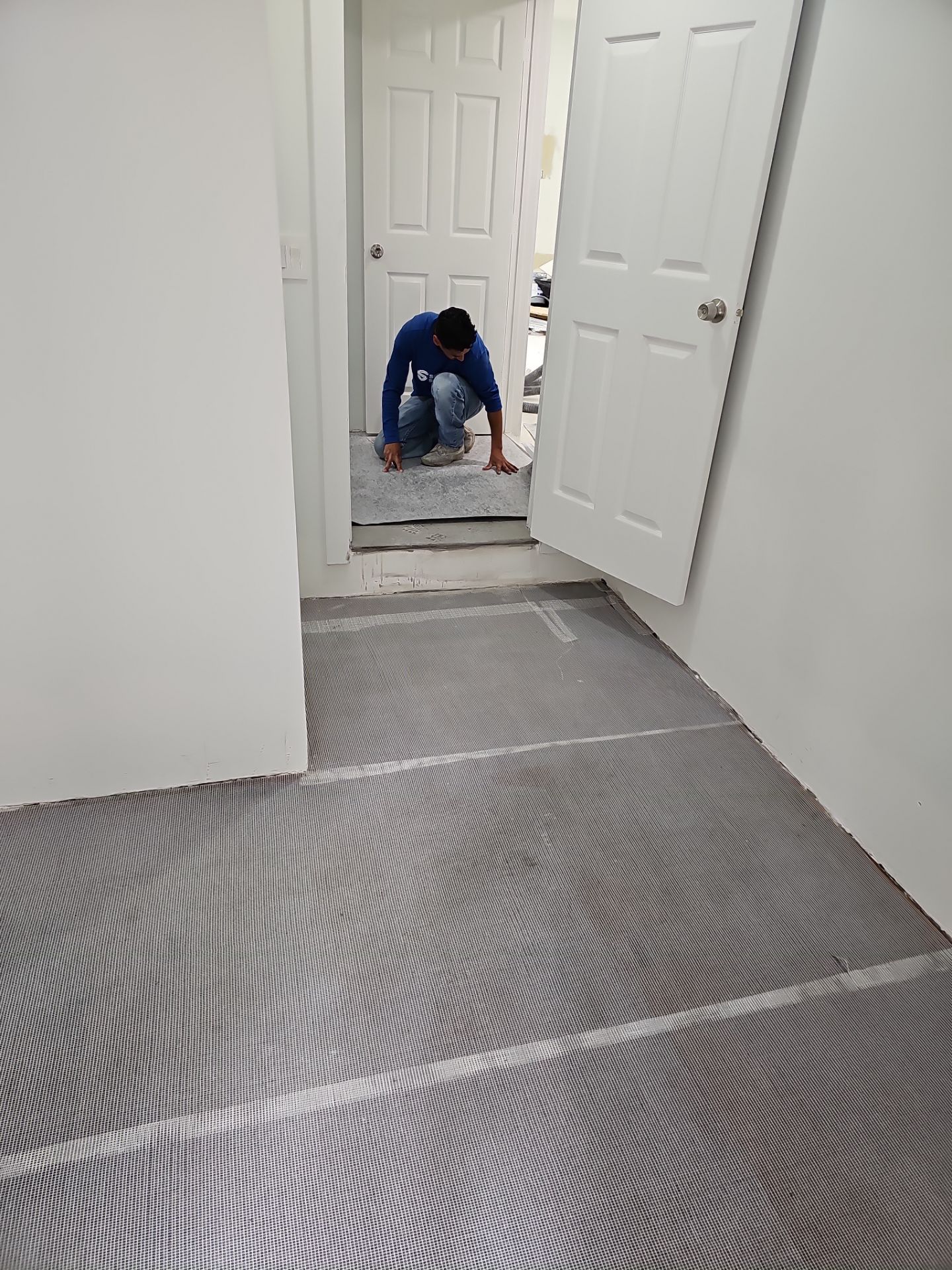 Home Floor Resurfacing w/Microtopping by Seamless Surfaces