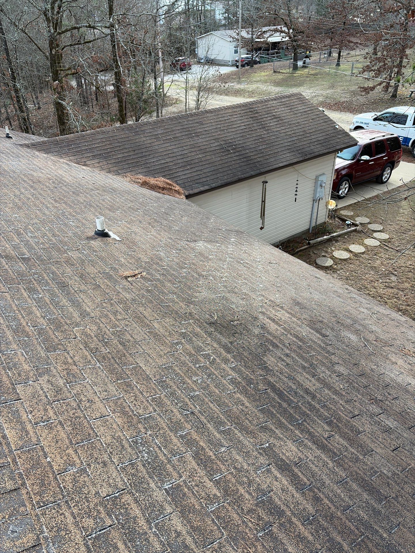 GAF Timberline HDZ Architectural Shingle Roof Replacement in Hot Springs by Temple Roofing and Exteriors