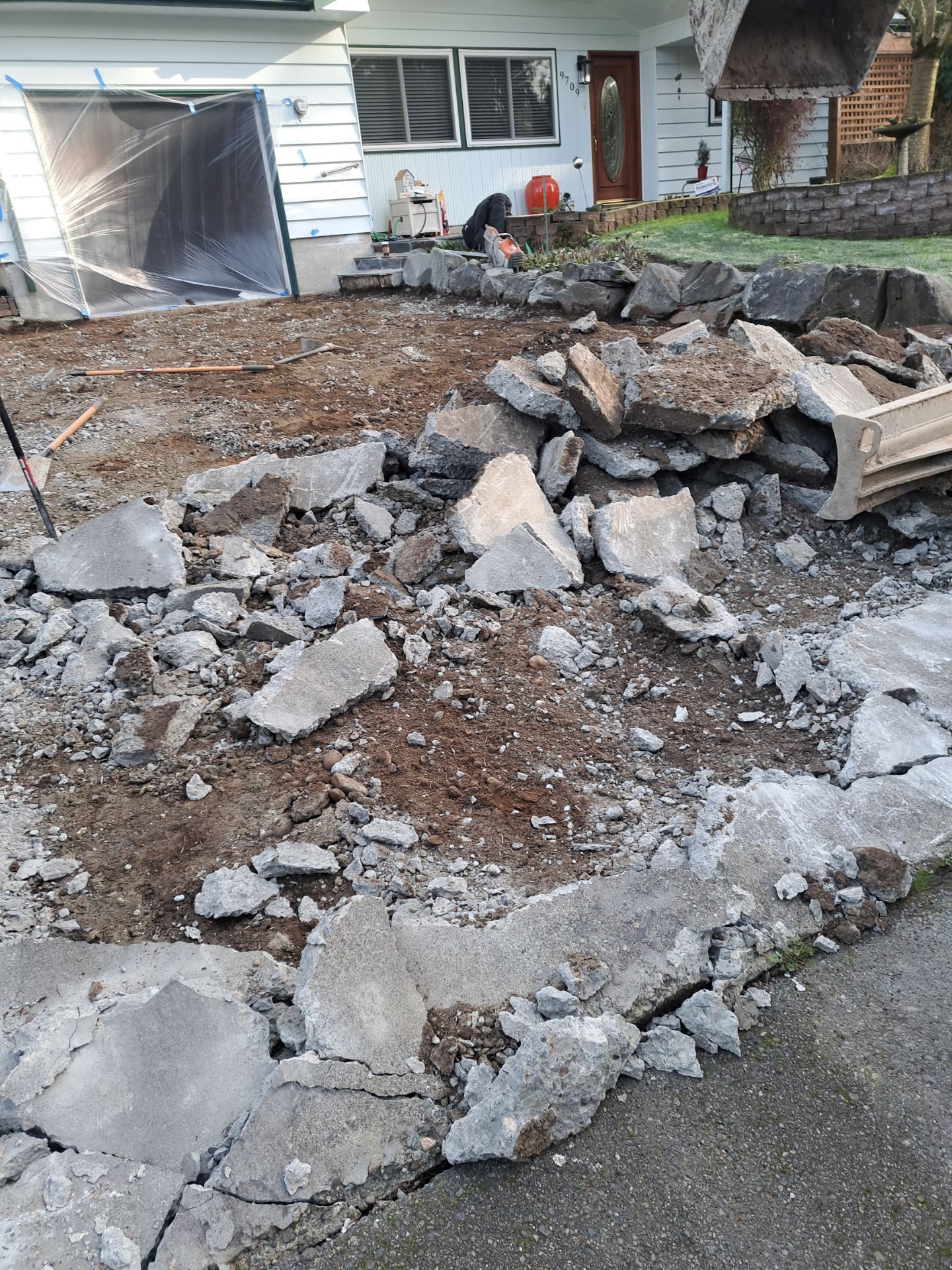 Stamped Concrete Patio and Driveway | Edmonds  by Jireh Asphalt & Concrete Inc 