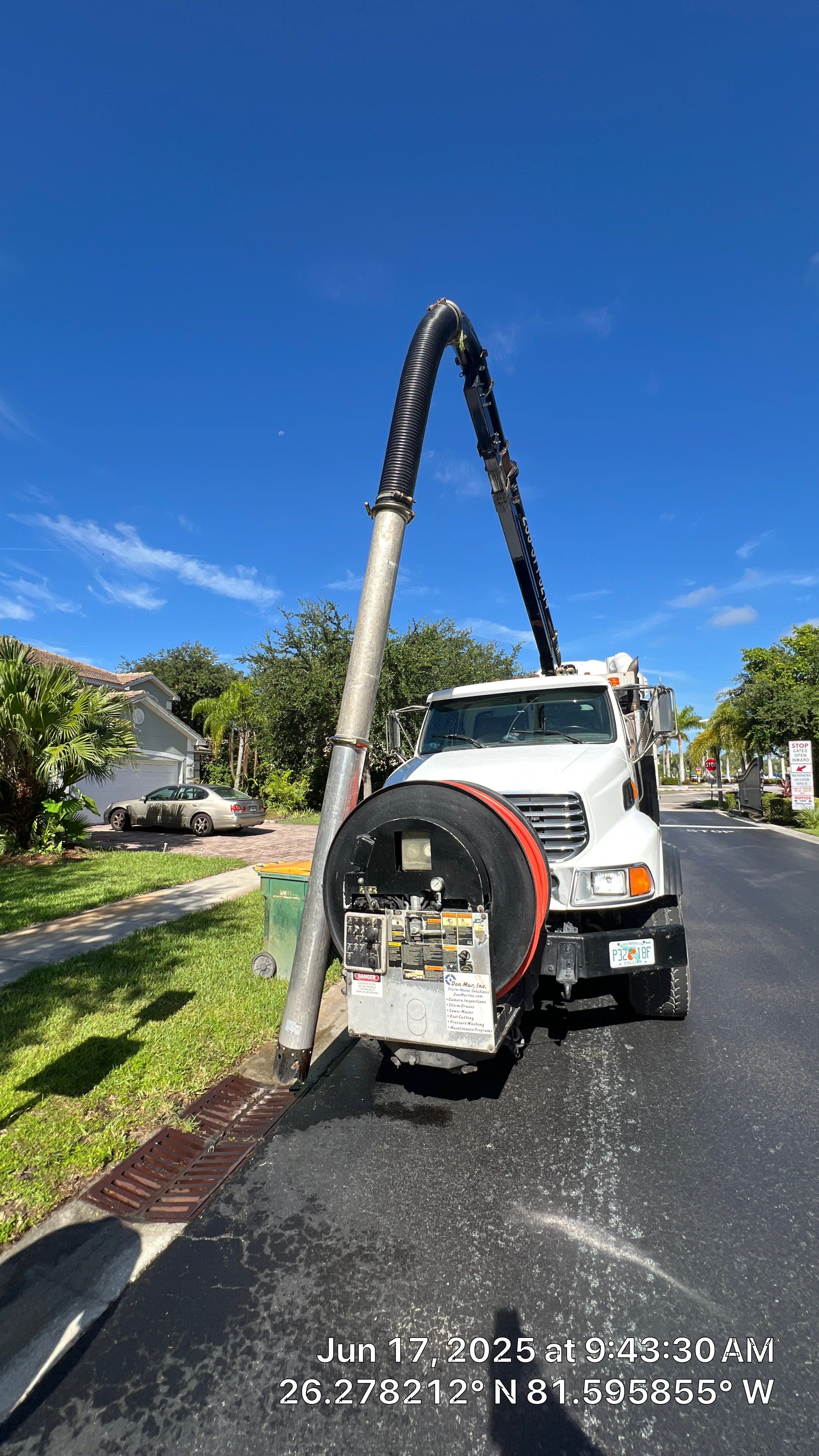 Naples Association Stormwater System Cleaning by Don Mar, Inc. Storm Water Solutions