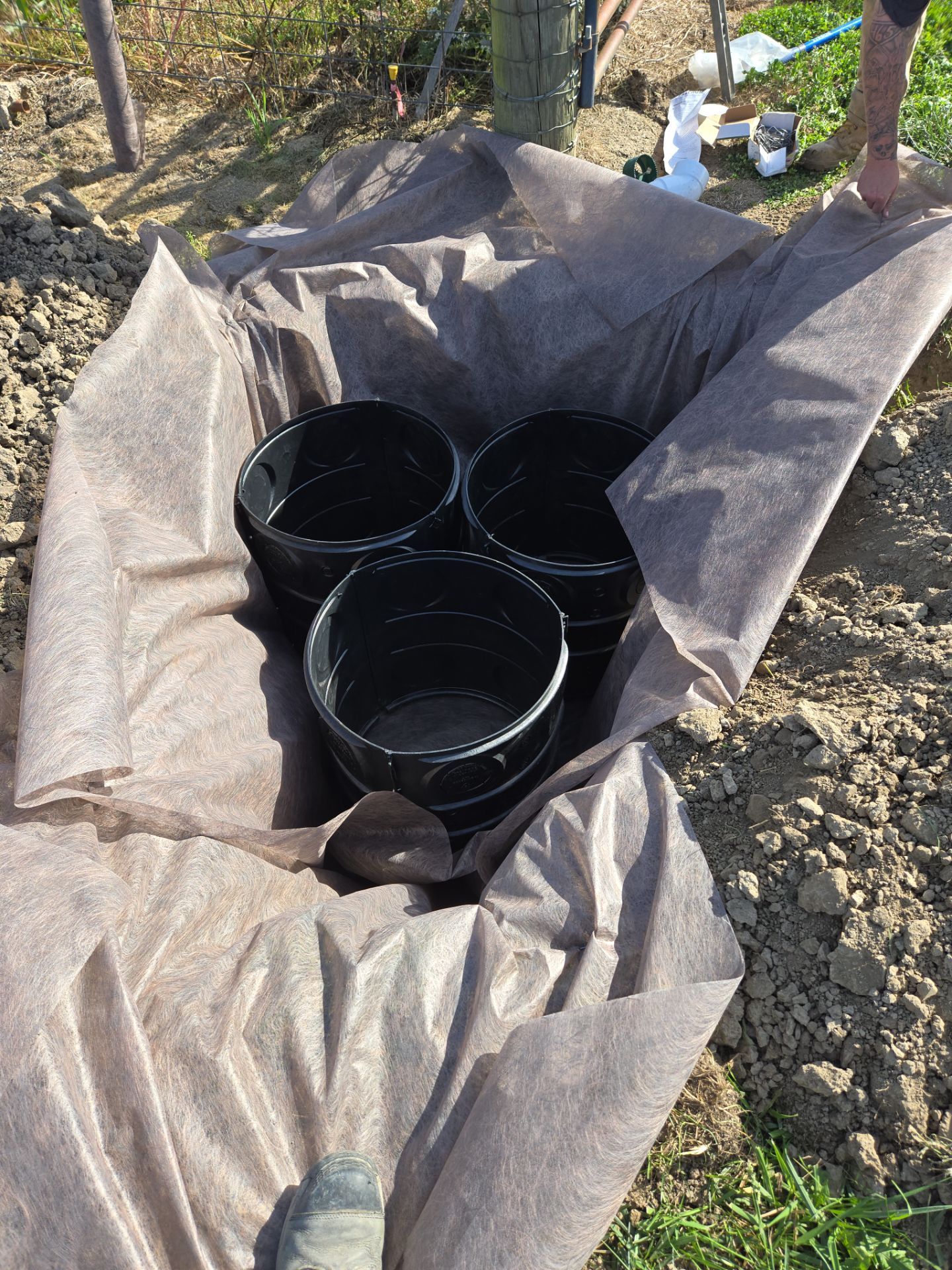 Exterior Open Faced Drainage  by Homeward Environmental LLC