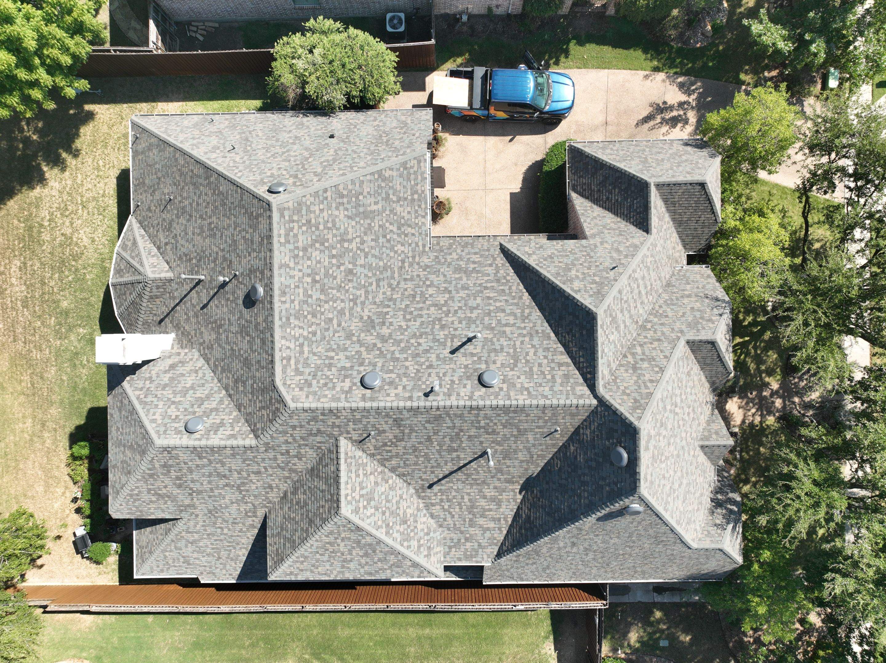 Residential Roofing Installation using CertainTeed Landmark MaxDef Weathered Wood by OneSource Roofing and Restoration