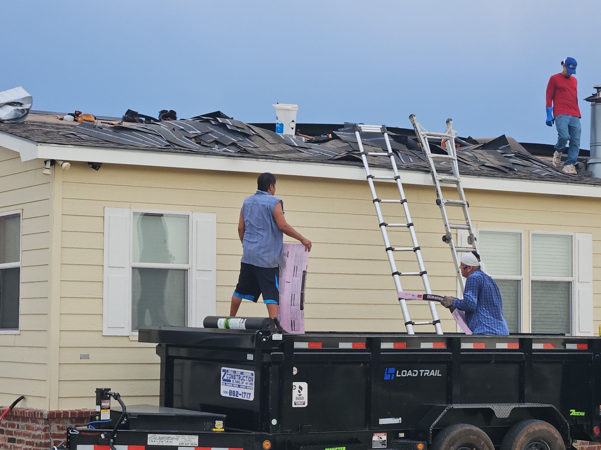 Roof Project in Geary by Z Construction & Roofing, LLC