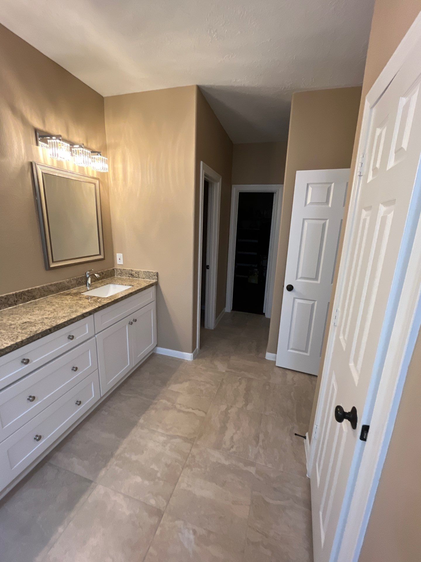 Bathroom Remodel using Water mitigation equipment by L&T General Contractors and Restoration INC