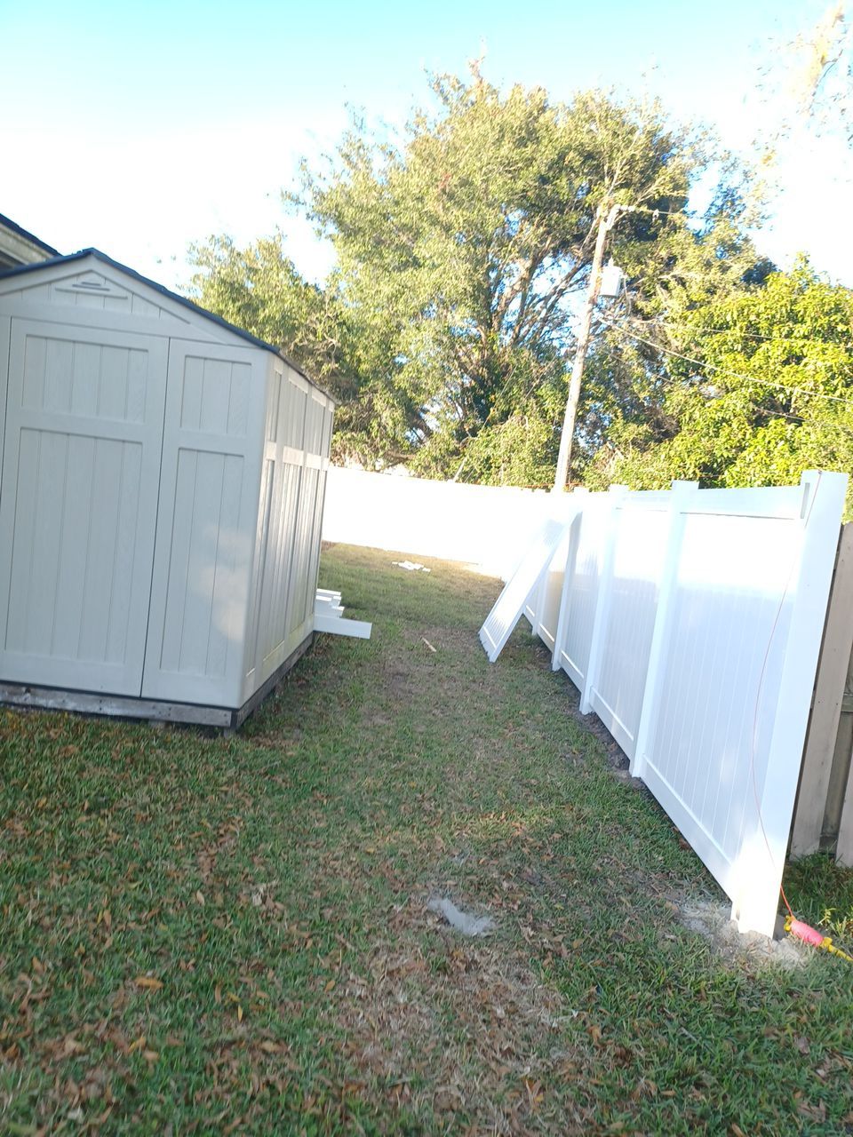 Venice, FL 6 ft. Tall White Vinyl Privacy Fence  by Asap fence and gates, LLC