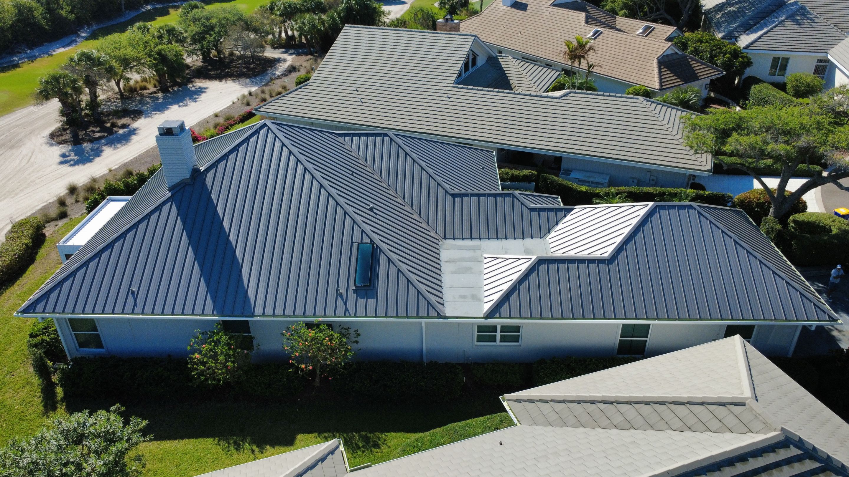 Kynar (Color Coated) 1.5" Standing Seam Metal Roof Installation by Sailfish Roofing
