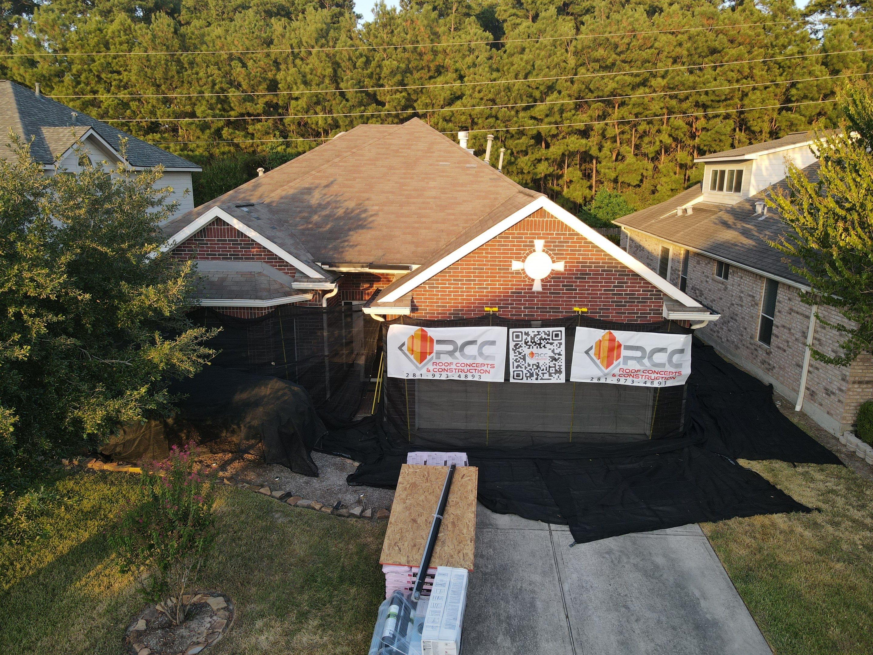 Residential Roofing Installation using Owen's Corning by Roof Concepts Construction