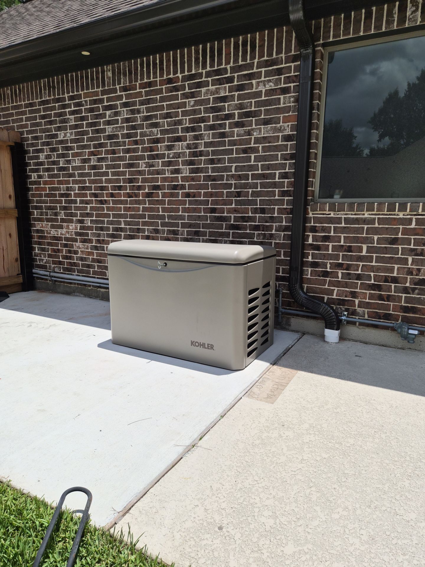 Kohler 26RCA Standby Generator Installation for Conroe Homeowner by GenTex Elite Services