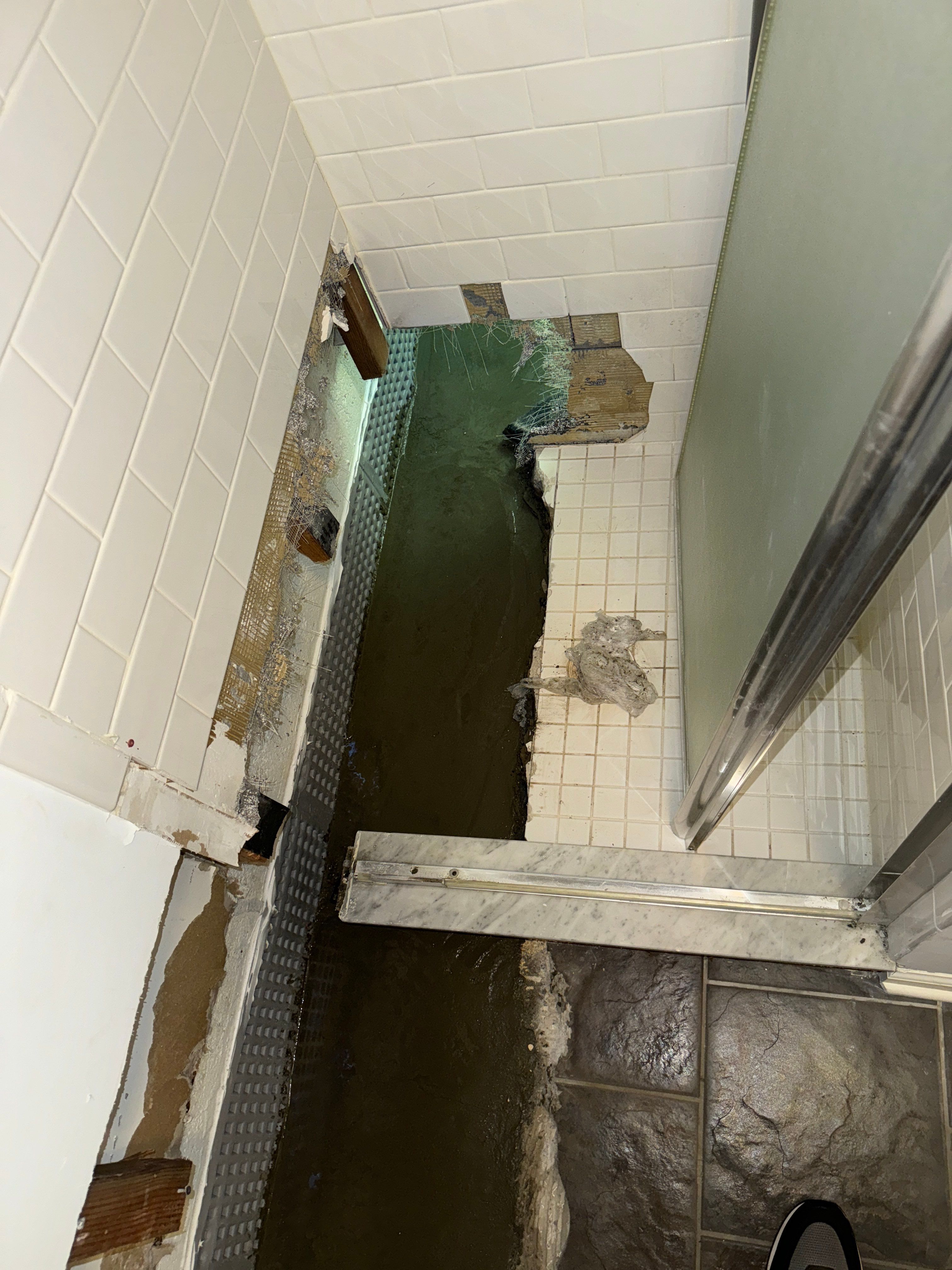 Interior French Drain Basking Ridge NJ by Pure Service Pro, LLC 