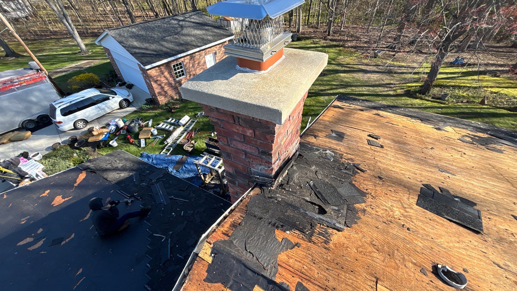 Roof Replacement using Owens Corning Onyx Black by 180 Contractors