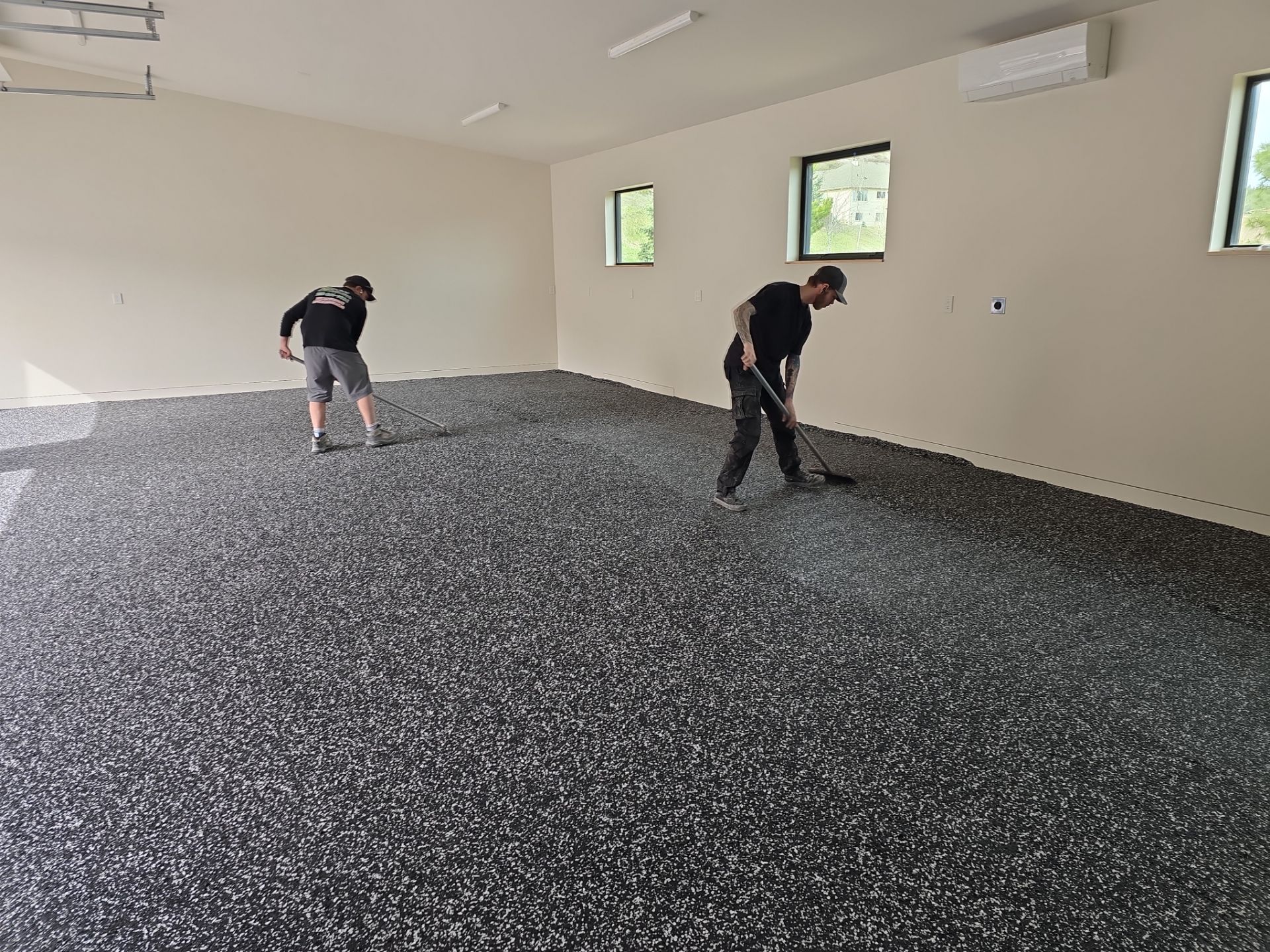 Garage Transformation using Raven by Croc Coatings, LLC