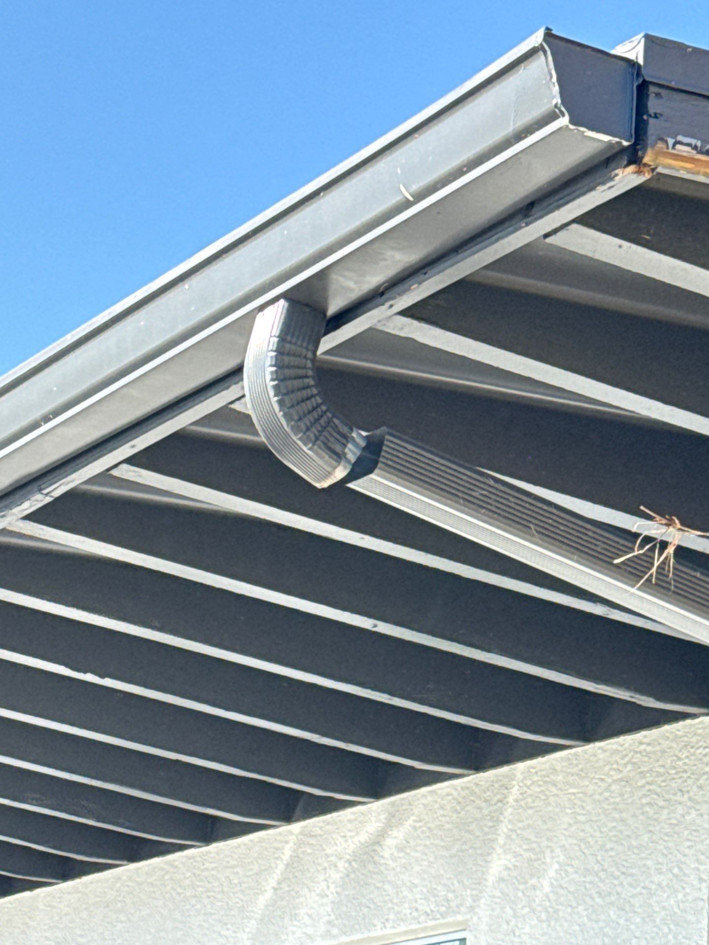 Black Seamless Gutters for Modern Homes in Sarasota FL by Gutter Professors
