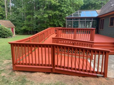 Weathered Deck using AcryFin