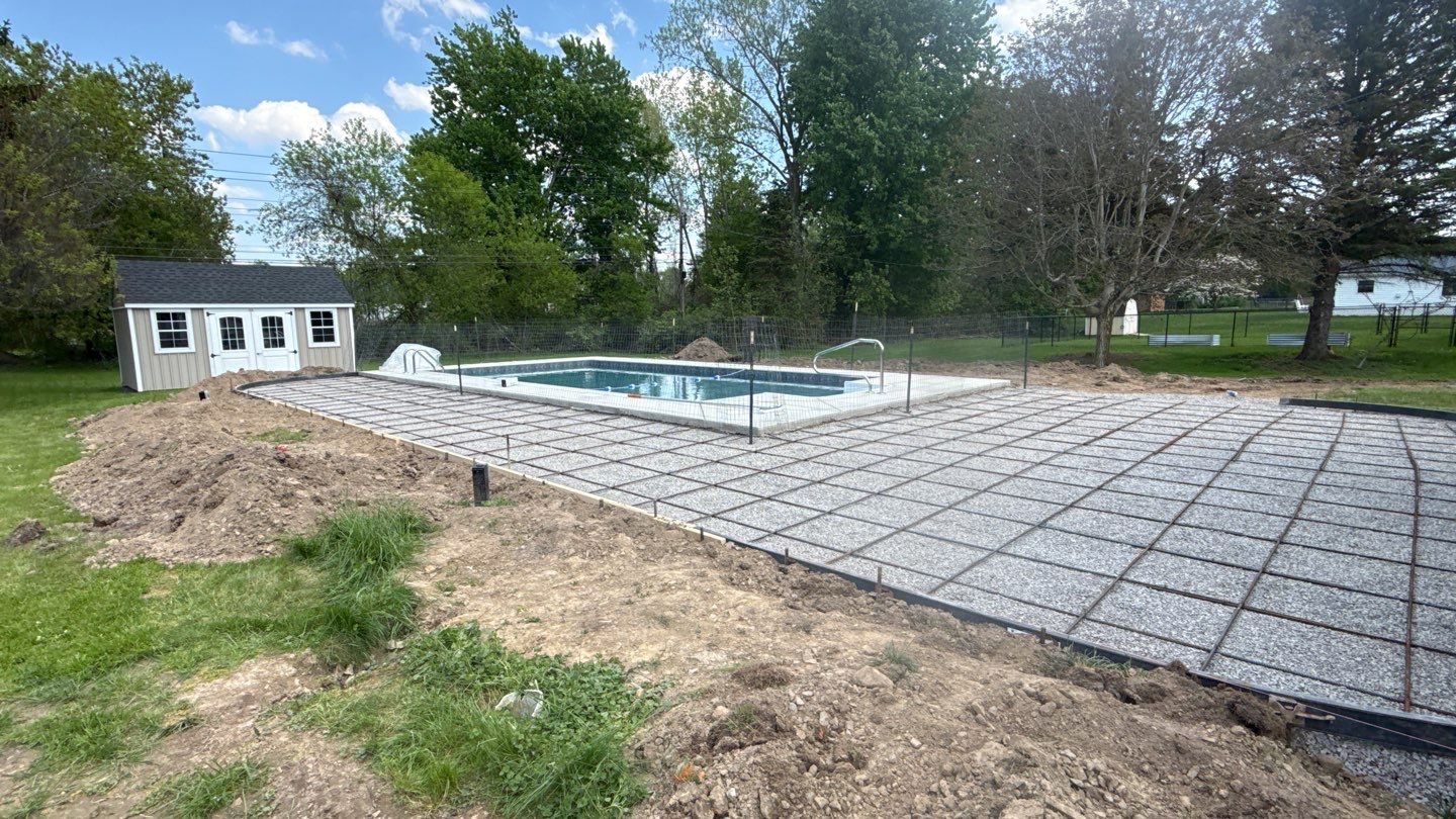 Wester Broom Finish Patio by NG Masonry & Construction LLC