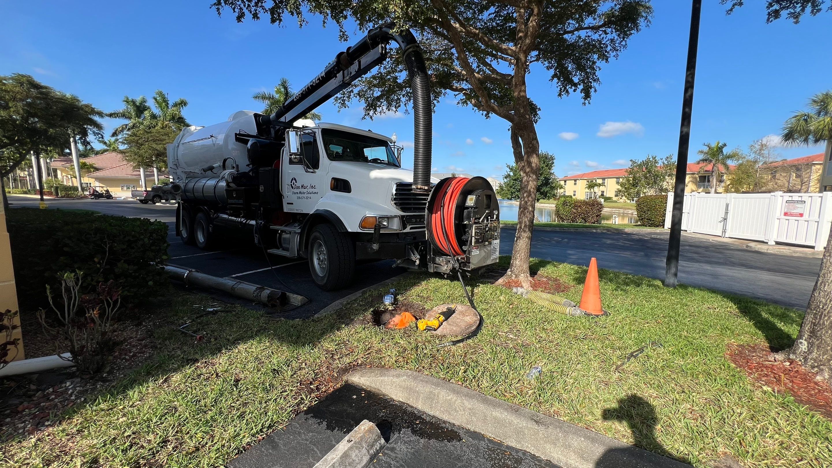 Condo Storm Water System Maintenance by Don Mar, Inc. Storm Water Solutions