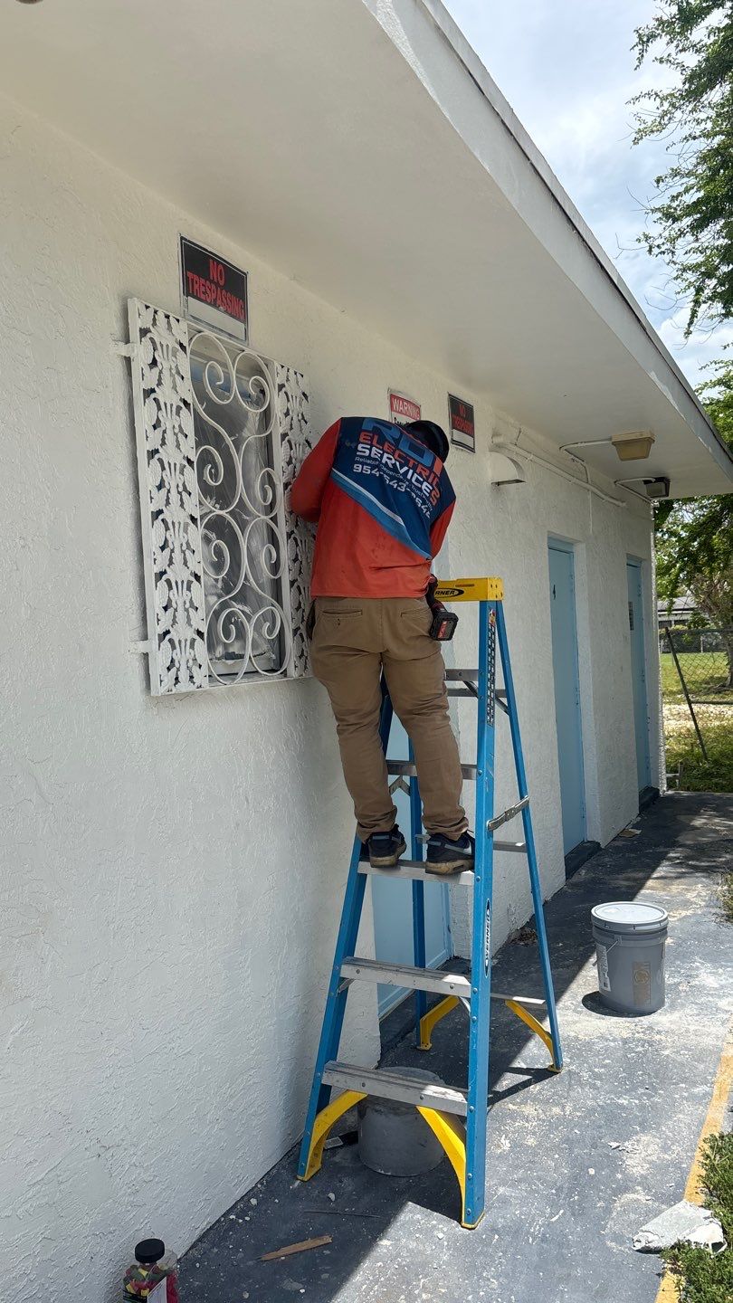 Commercial Painting and Stucco Restoration for Fort Lauderdale Building by John “The Greek” Painting