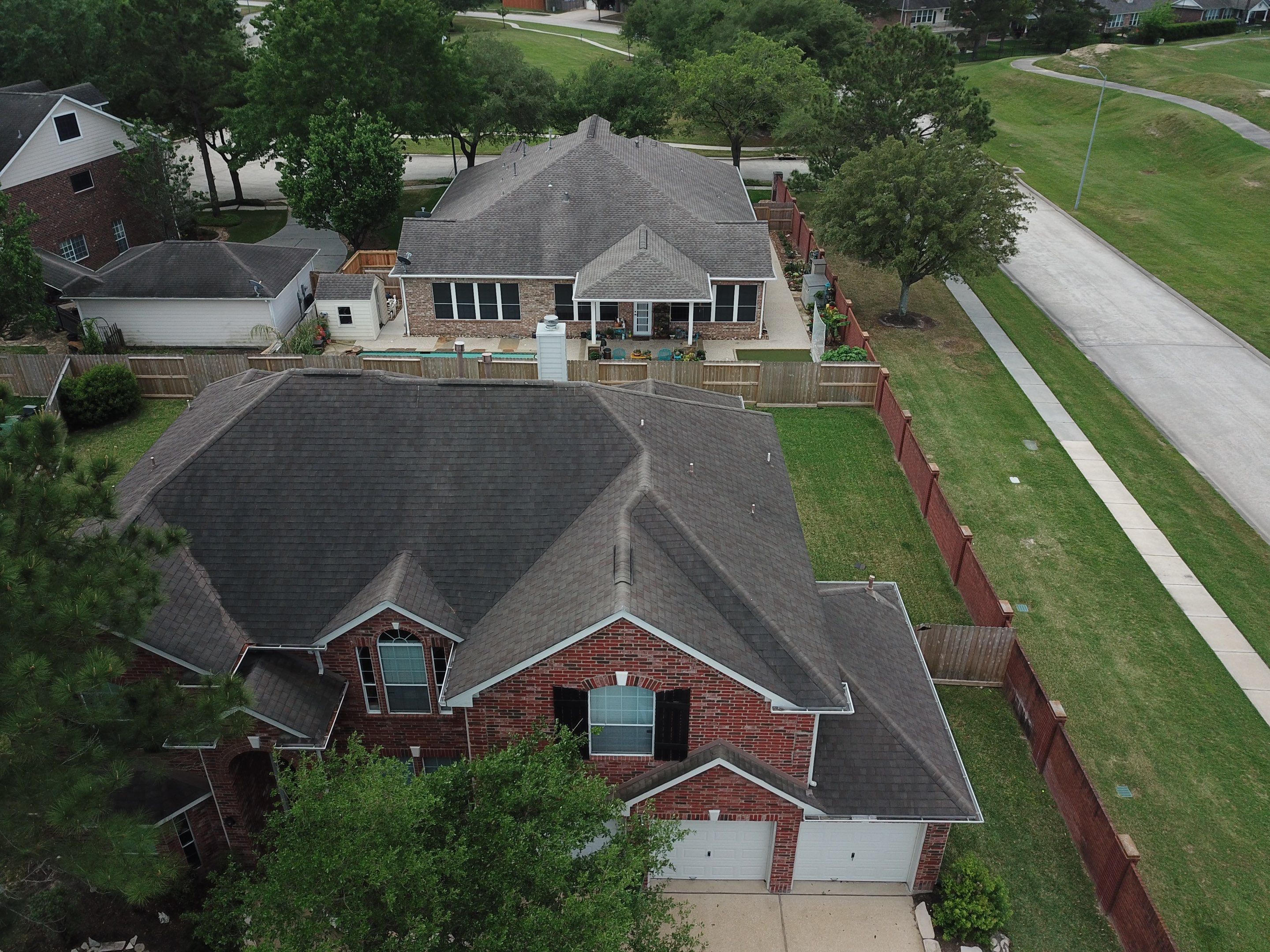 OC Duration Driftwood by HHH Roofing & Construction