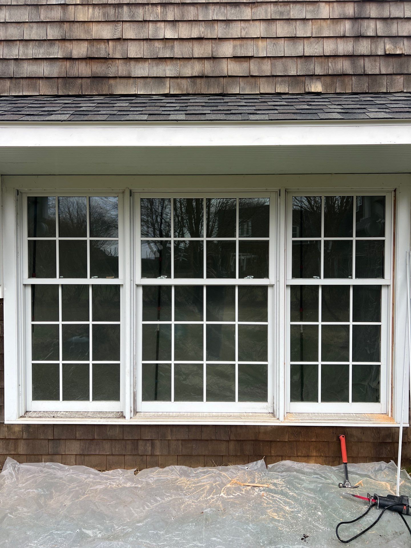 Complete Window Replacement with Clean Exterior Finish by DiGiorgi Roofing and Siding Inc