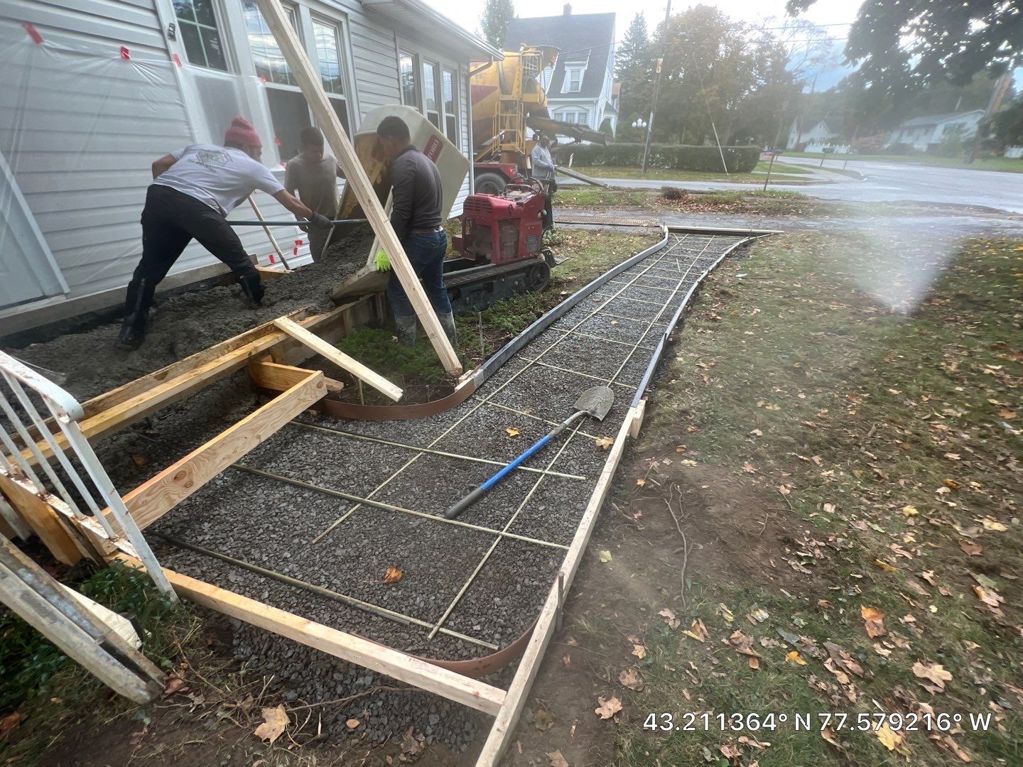 Broom Finish Walkway  by NG Masonry & Construction LLC