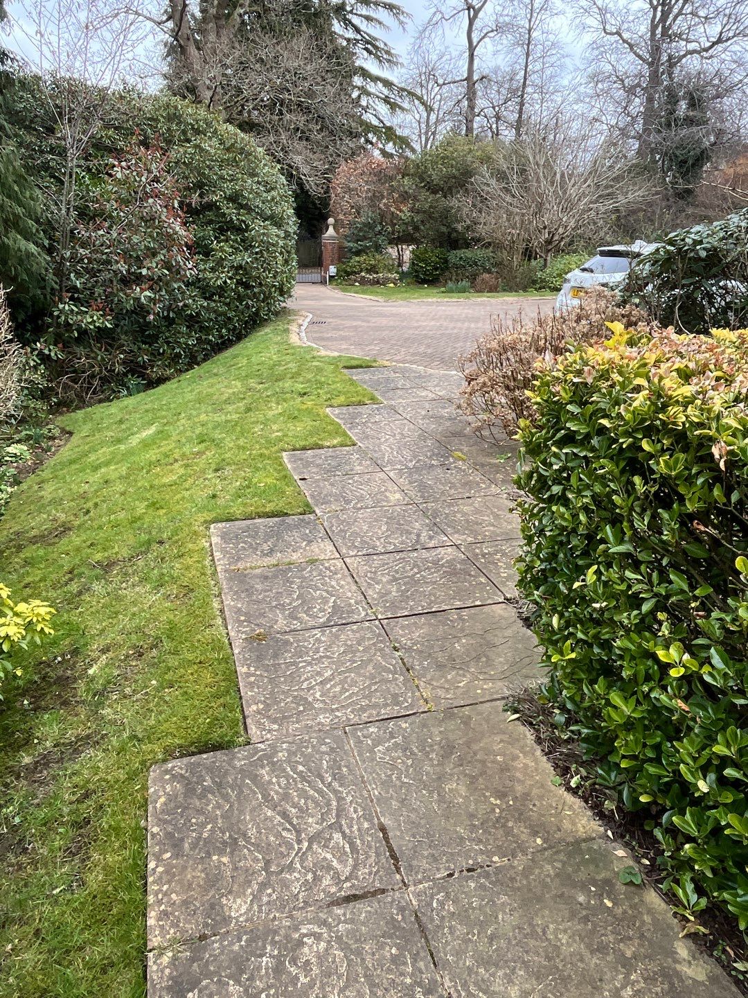 Patio Clean using 18inch Whirlaway FSC by Ges Exterior Cleaning ltd