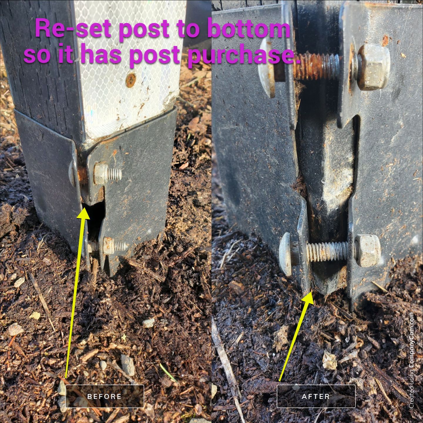 Secure both exterior business signage by Construction Now LLC