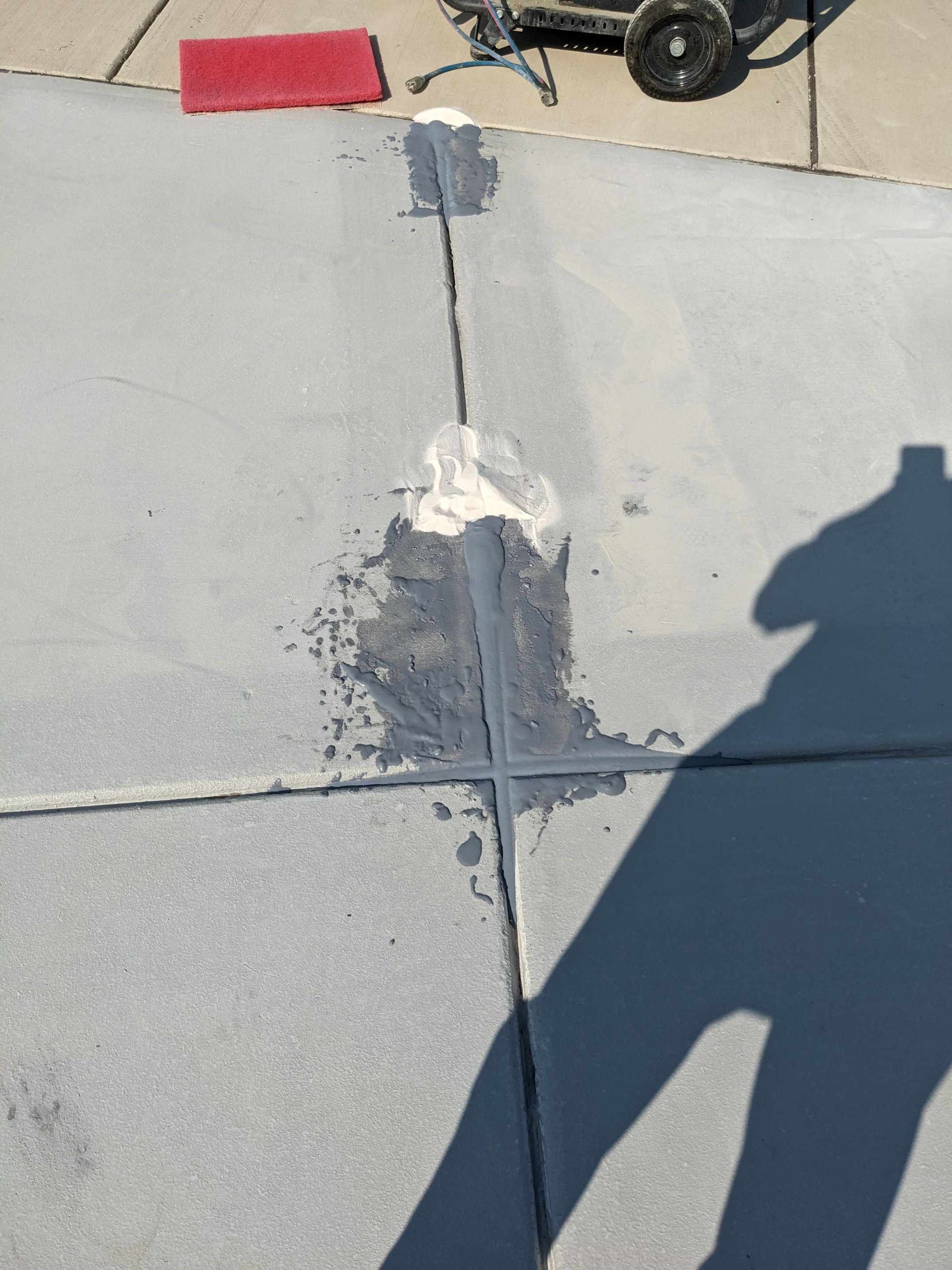 Driveway using Greystone 1/8" by Croc Coatings, LLC