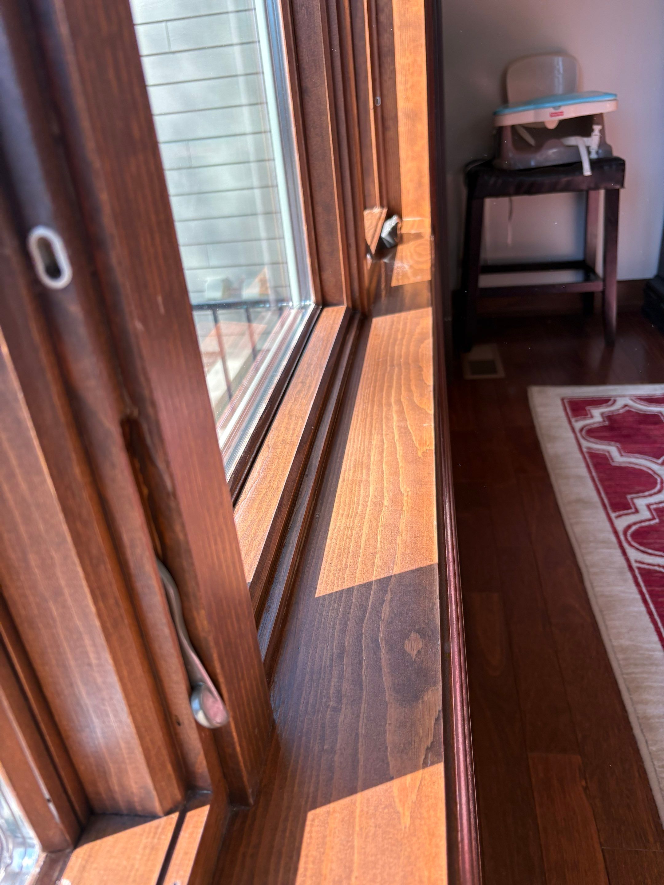 Interior Wood Window Trim and Door Frame Finishing in Sioux Falls by Select Painting, Coatings & Garage Cabinets