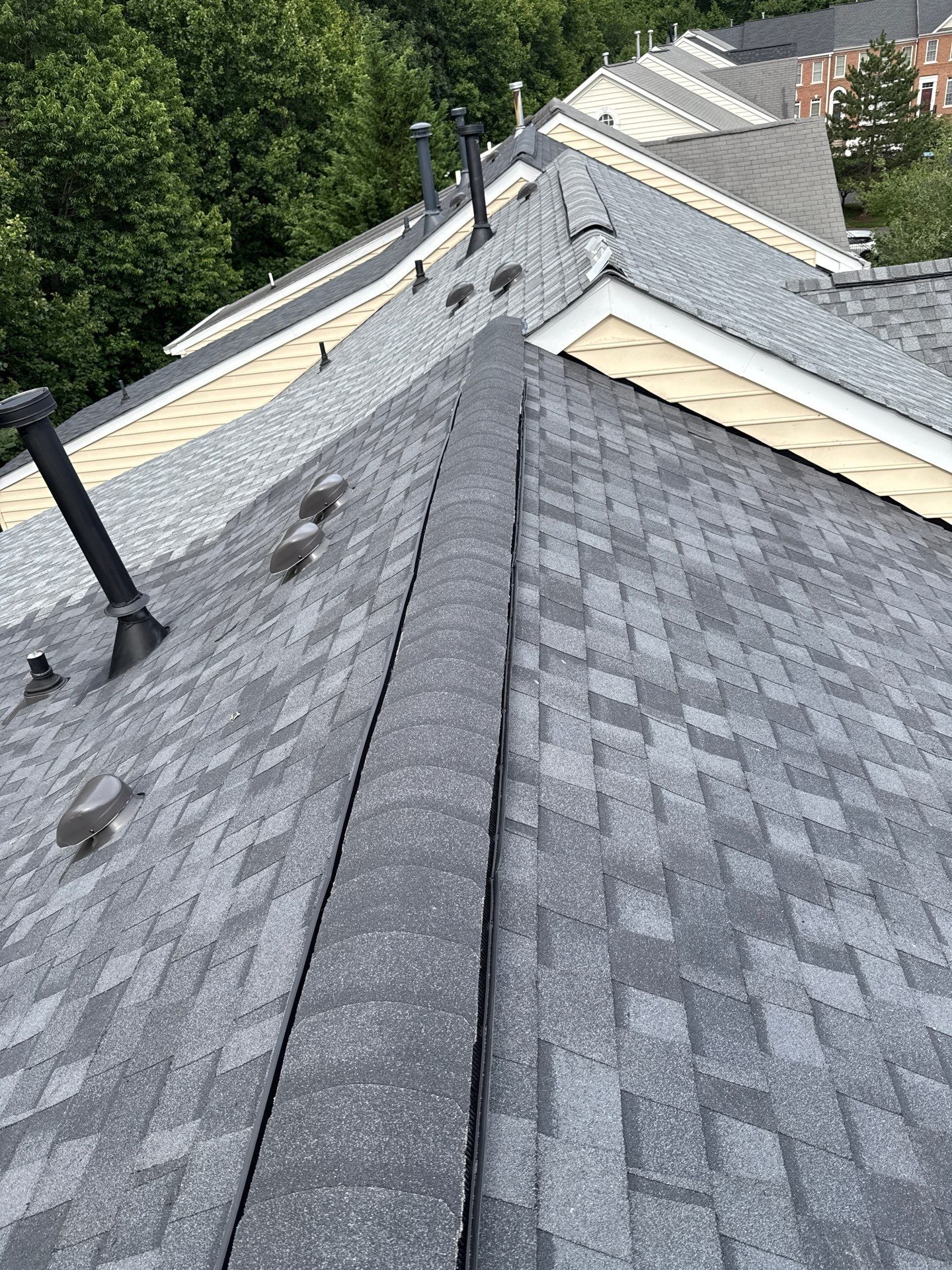 Fairfax: Residential Roof Installation with CertainTeed Landmark PRO in Max Def Moire Black by RM Banning, Inc.