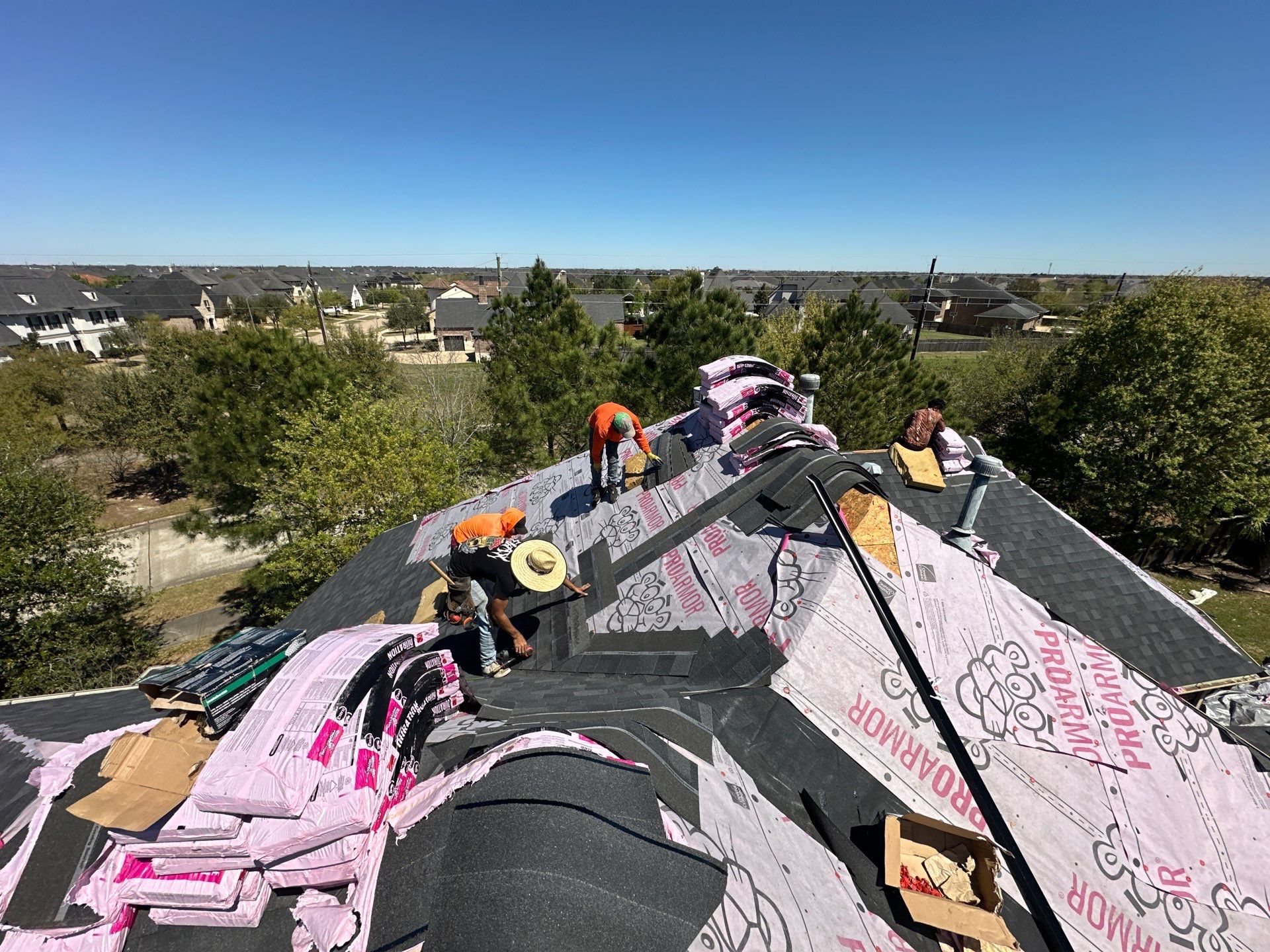Project in Fulshear by Motion Roofing