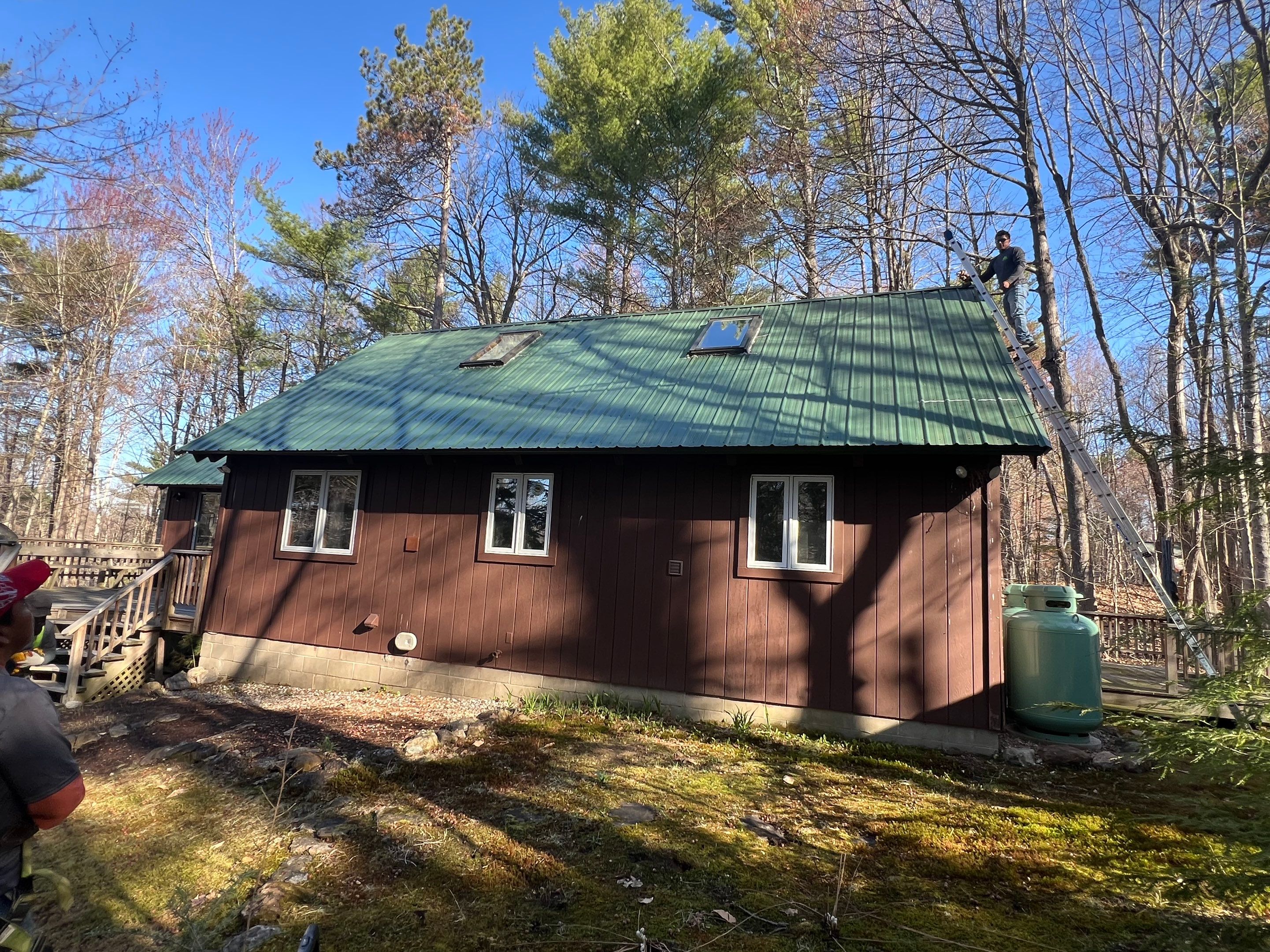 Metal Roof In Moultonborough, NH by Tall pine roofing