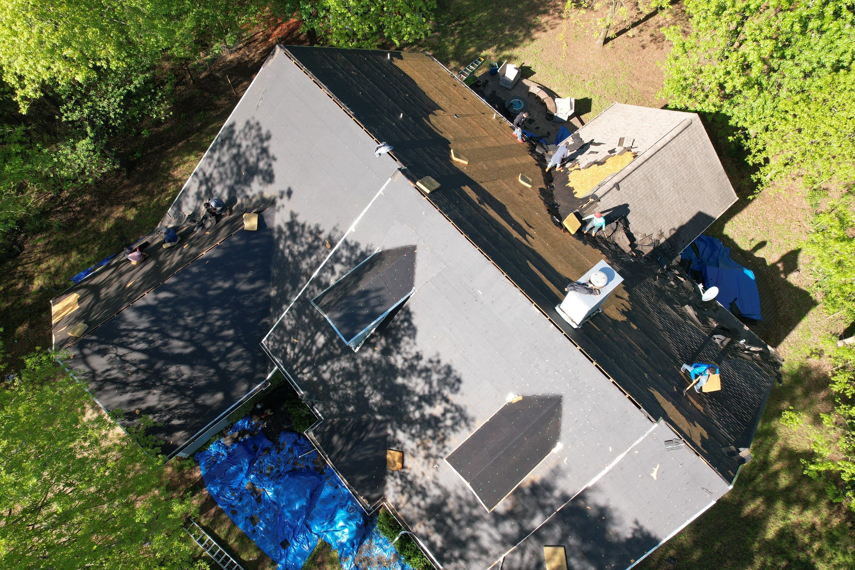 Residential Shingle Reroof using Malarkey Vista by Hostetler Roofing