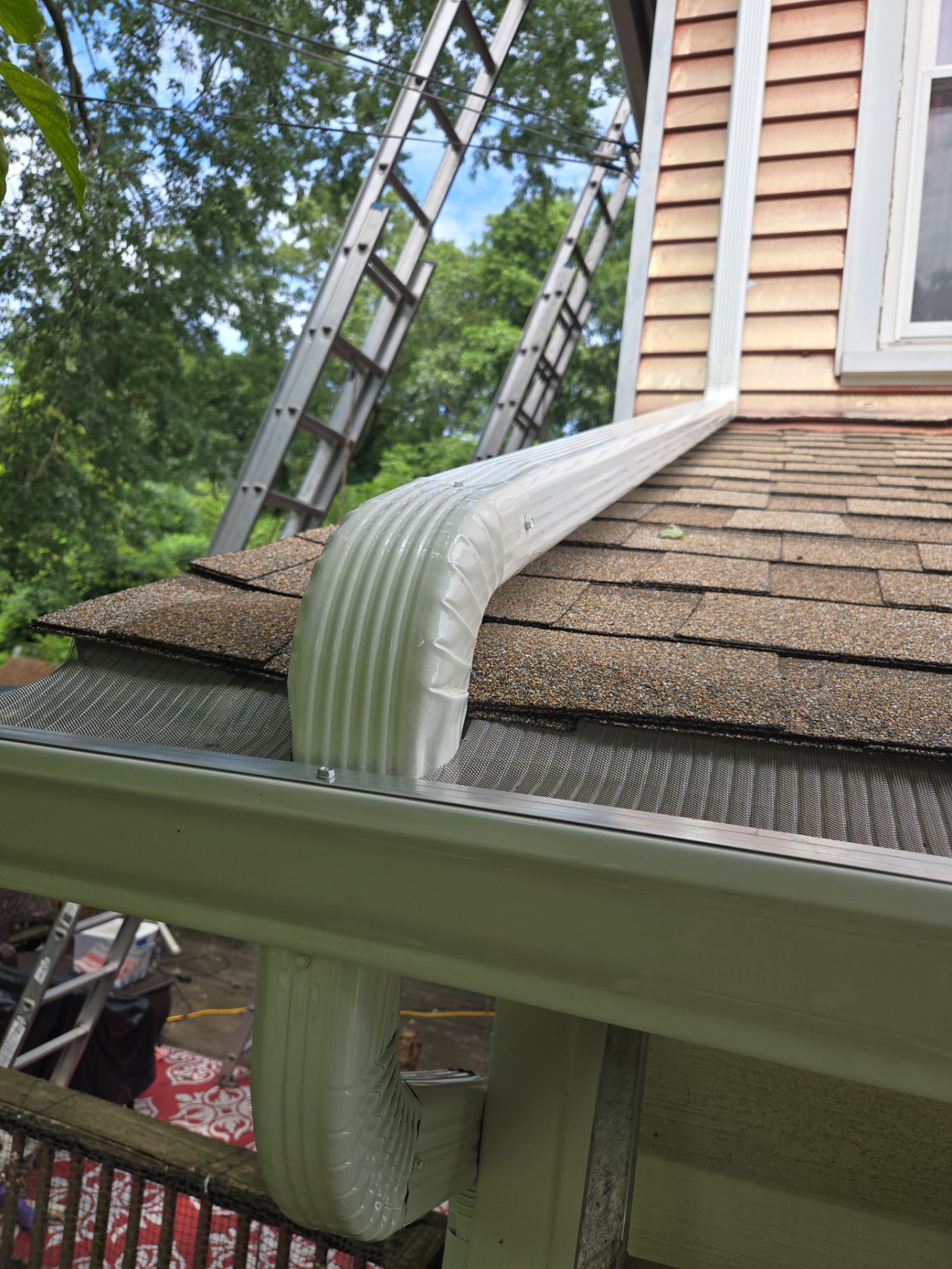 Residential Roofing Installation using Owens Corning Duration Sand Castle by A Plus Exterior